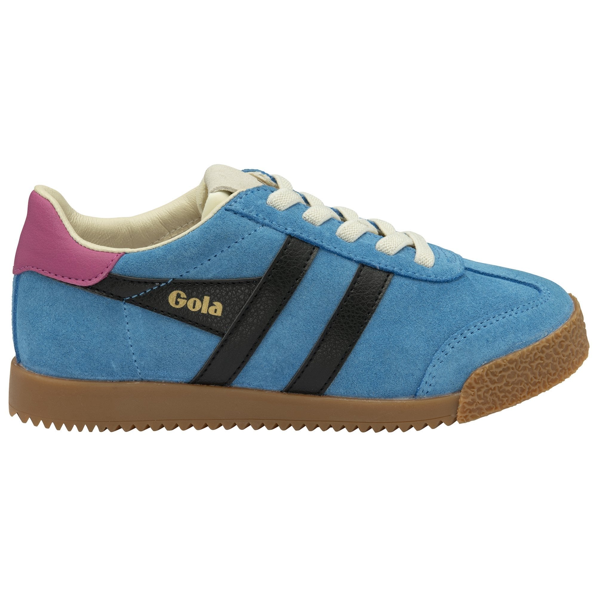 Gola Classics Kids' Elan Sneakers - Santorini/Black/Fuchsia