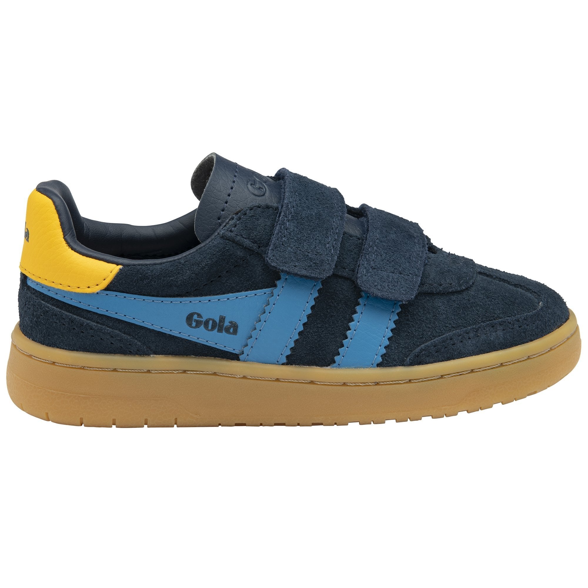 Gola Classics Kids' Viper Strap Sneakers - Navy/Santorini/Sun/Gum