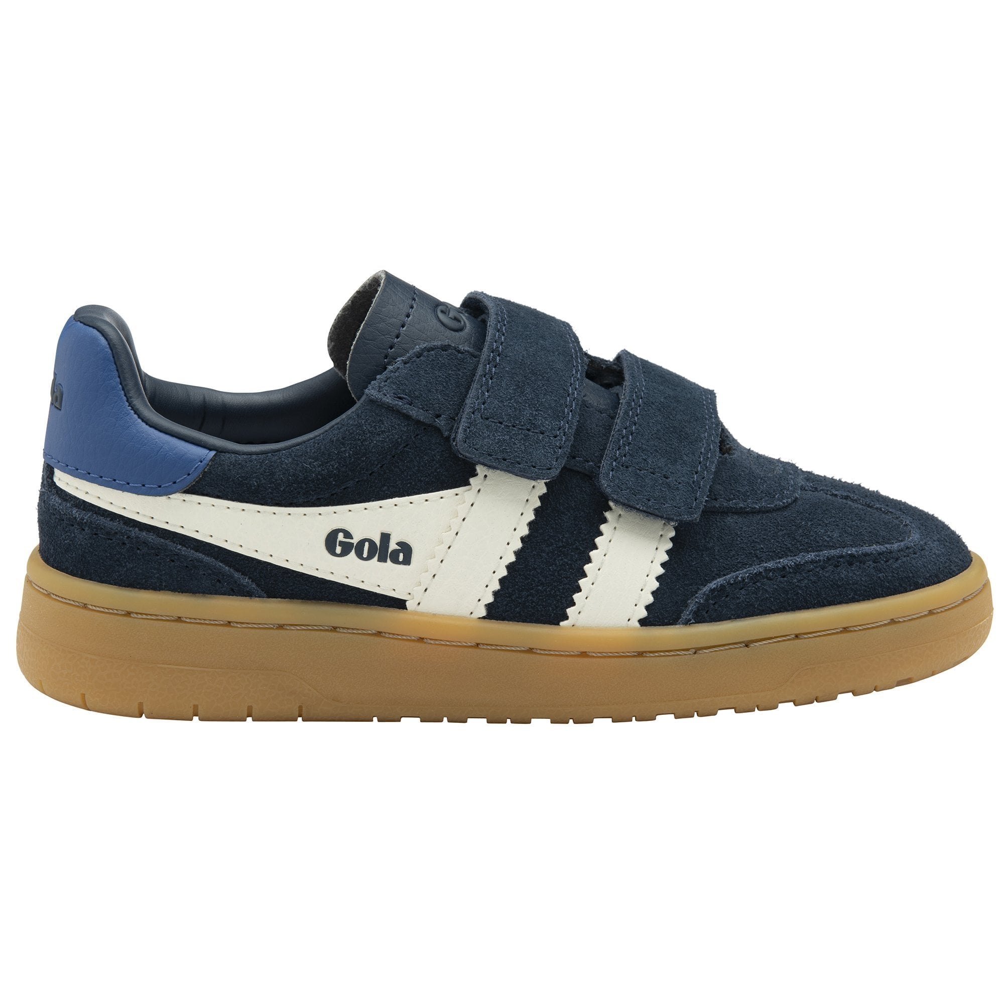 Gola Classics Kids' Viper Strap Sneakers - Navy/Off White/Sapphire/Gum