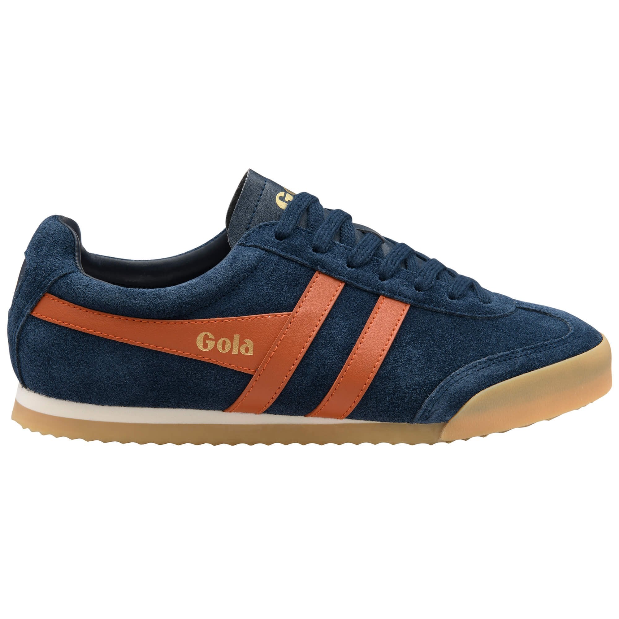 Gola Classics Men's Apollo Sneakers - Navy/Moody Orange/Gum