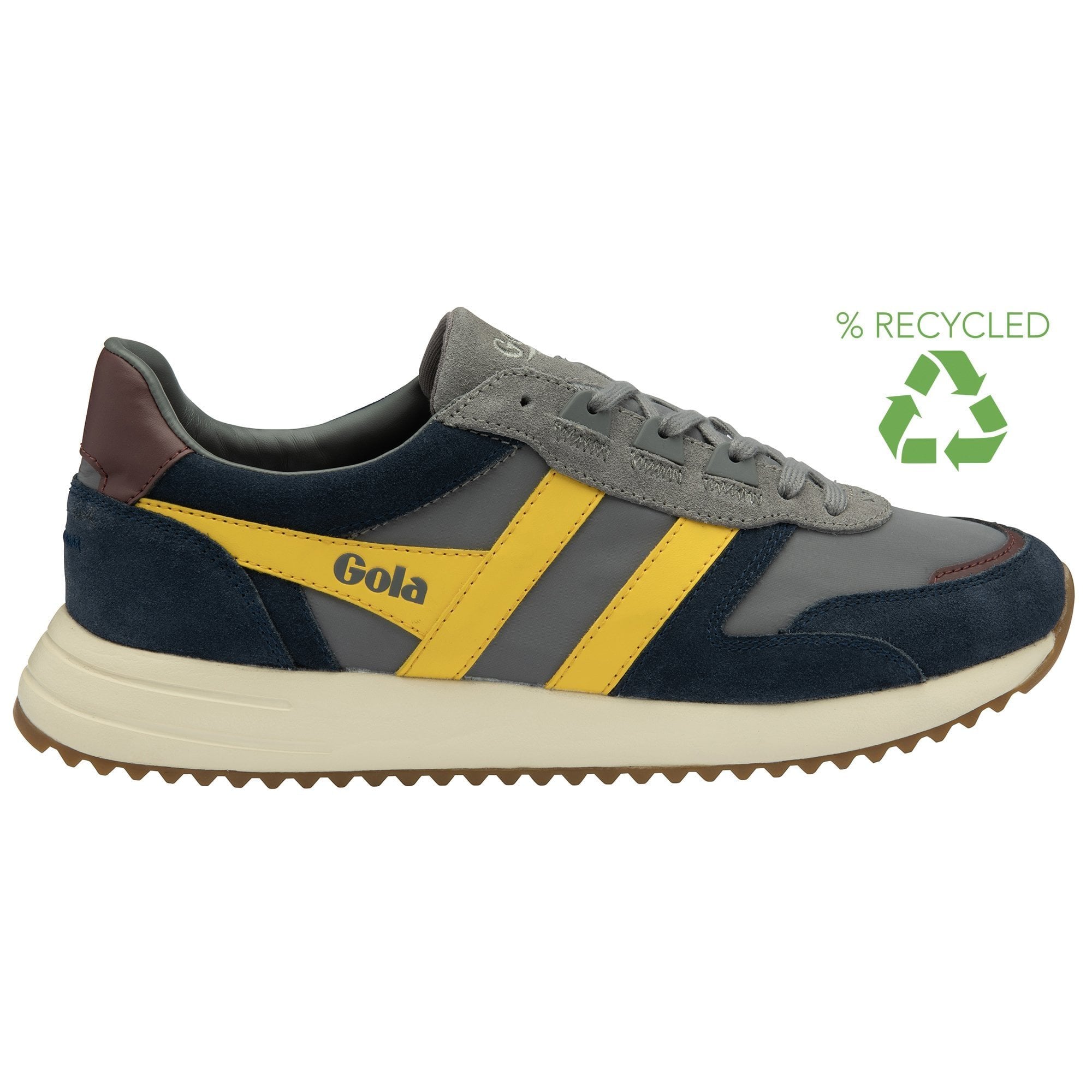 Gola Classics Men's Chicago Sneakers - Ash/Navy/Sun