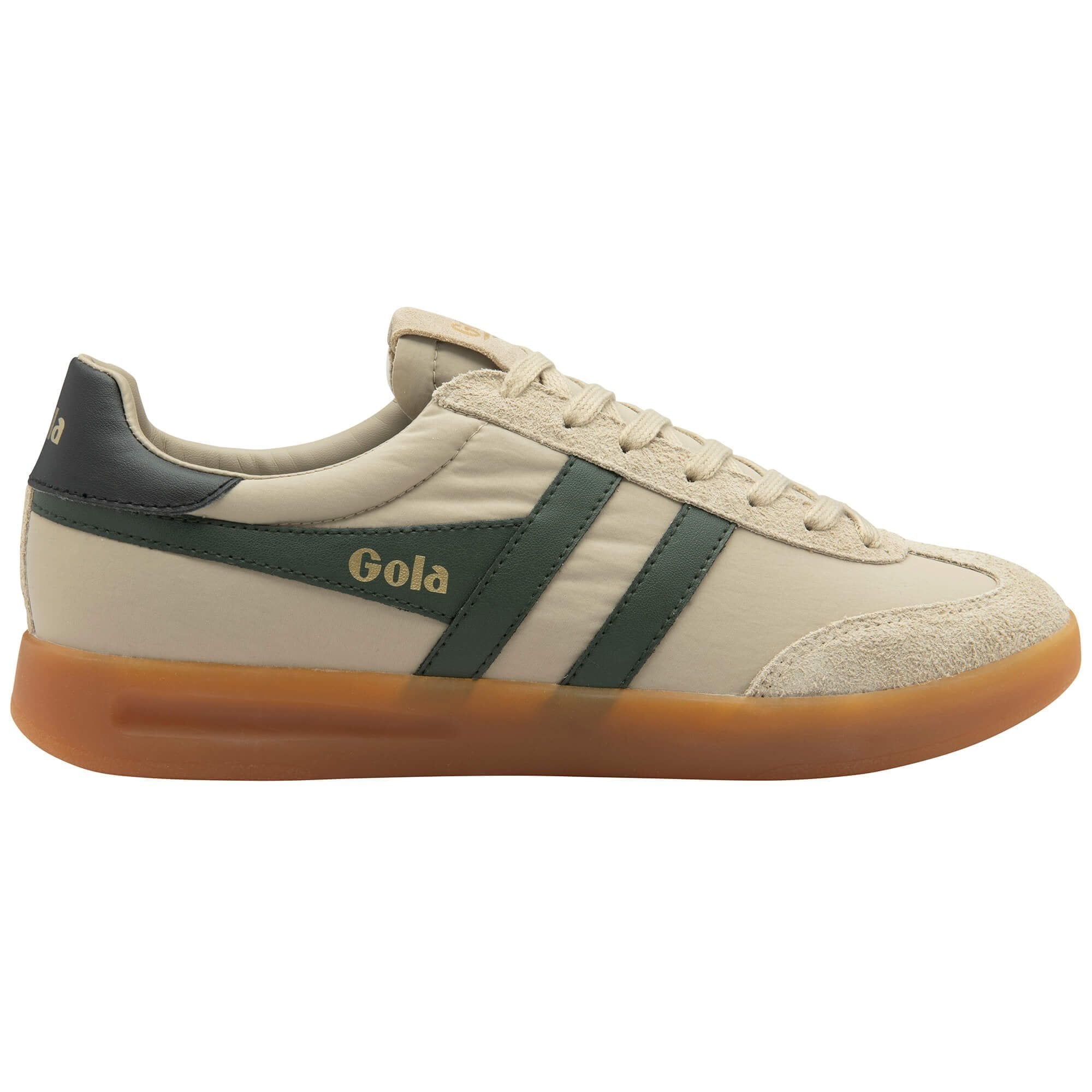 Gola Classics Men's Cyclone Nylon Sneakers - Bone/Dark Khaki/Black/Gum