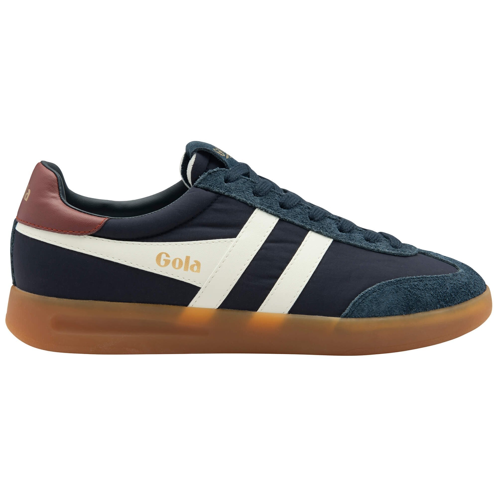 Gola Classics Men's Cyclone Nylon Sneakers - Navy/Off White/Red Ochre/Gum