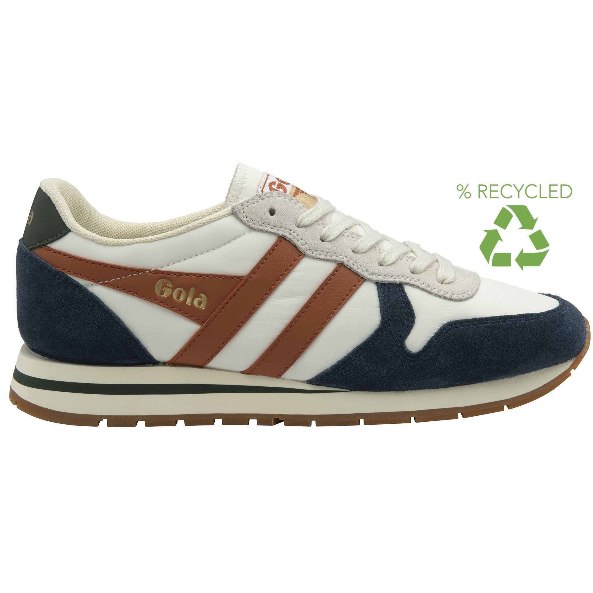 Gola Classics Men's Daytona Chute Sneakers - Off White/Navy/Moody Orange