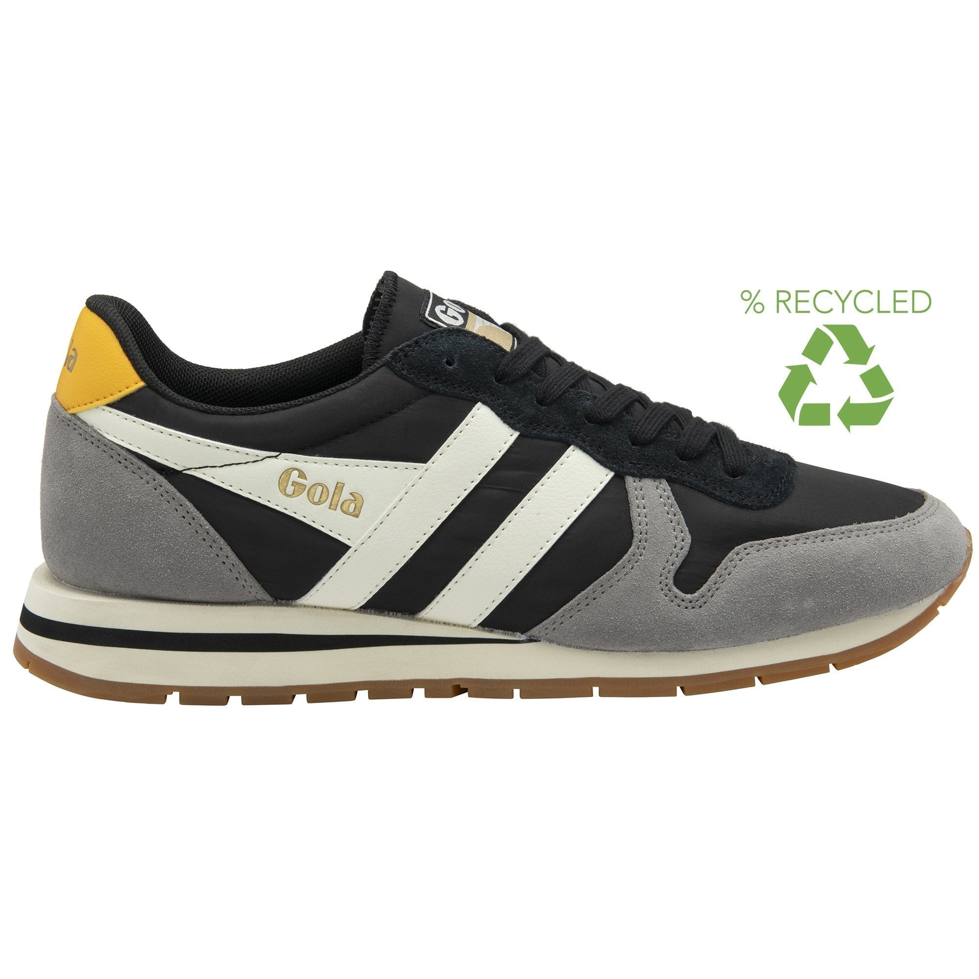 Gola Classics Men's Daytona Chute Sneakers - Black/Cement/Off White