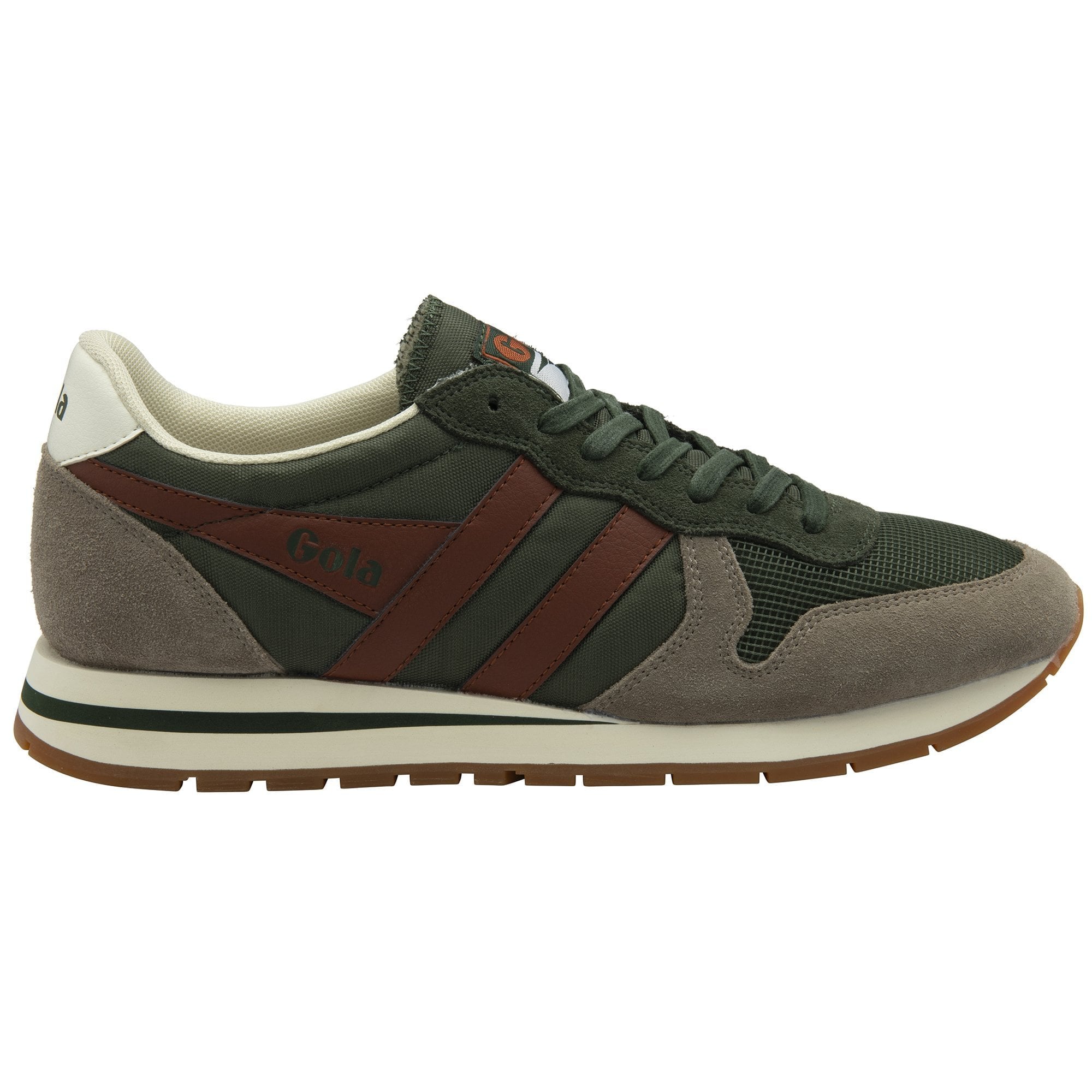 Gola Classics Men's Daytona Sneakers - Dark Khaki/Rhino/Rust