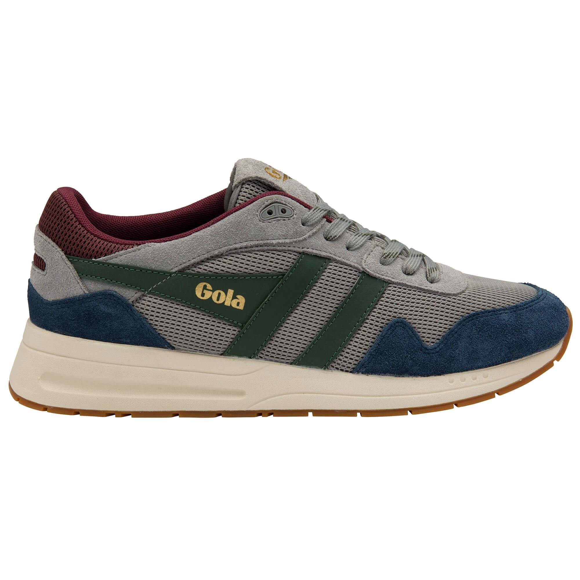 Gola Classics Men's Delta Sneakers - Cement/Navy/Dark Khaki