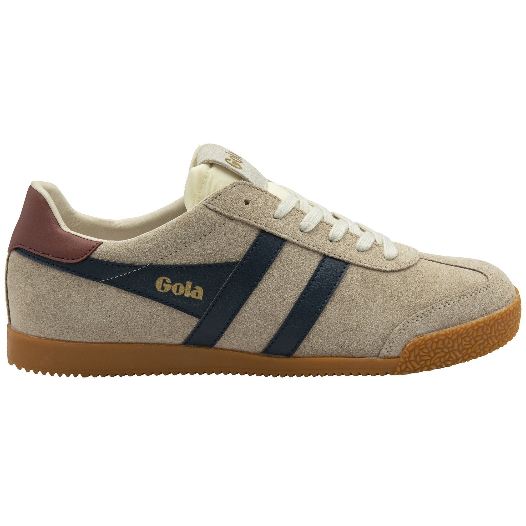 Gola Classics Men's Elan Sneakers - Bone/Navy/Red Ochre