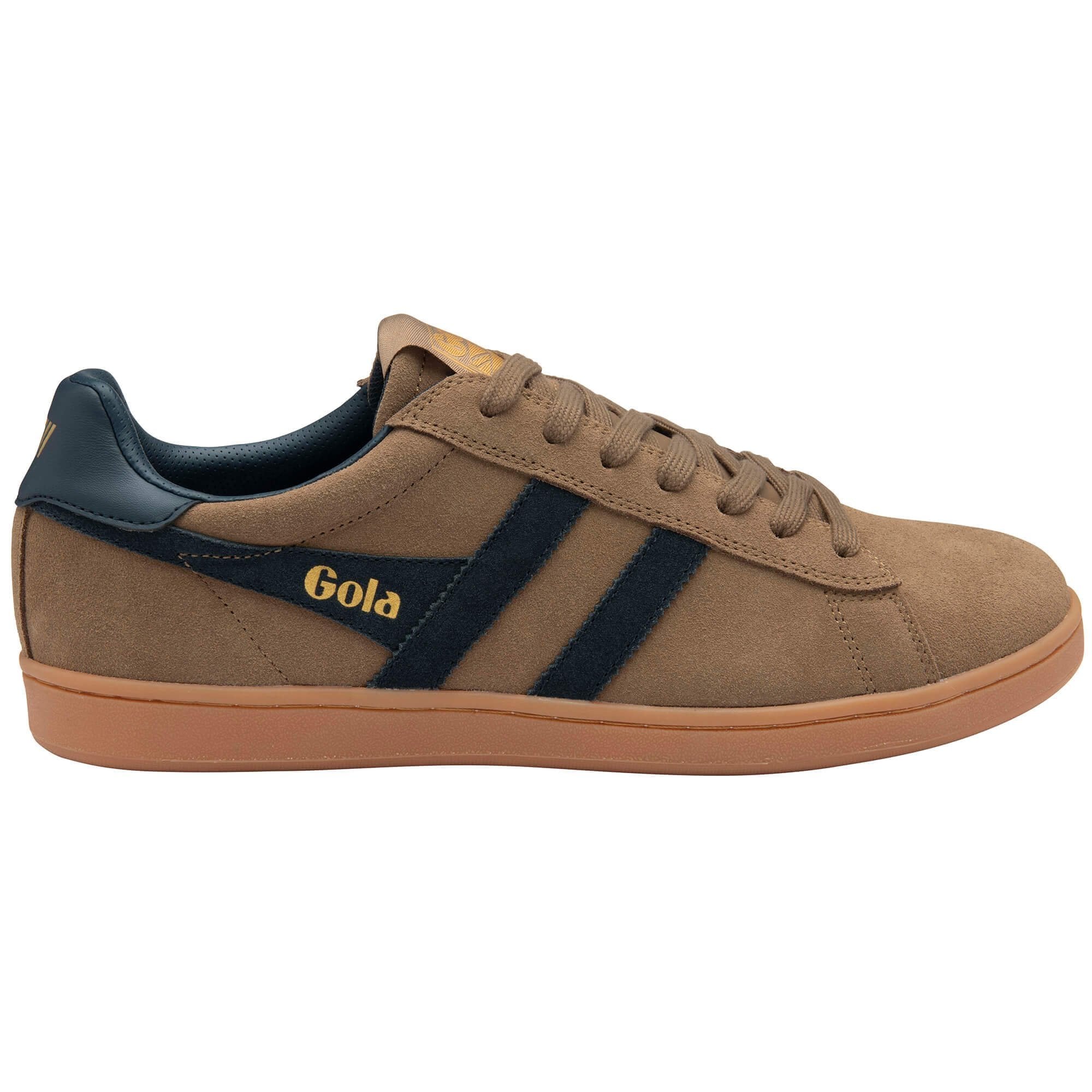 Gola Classics Men's Equipe II Suede Sneakers - Tobacco/Navy