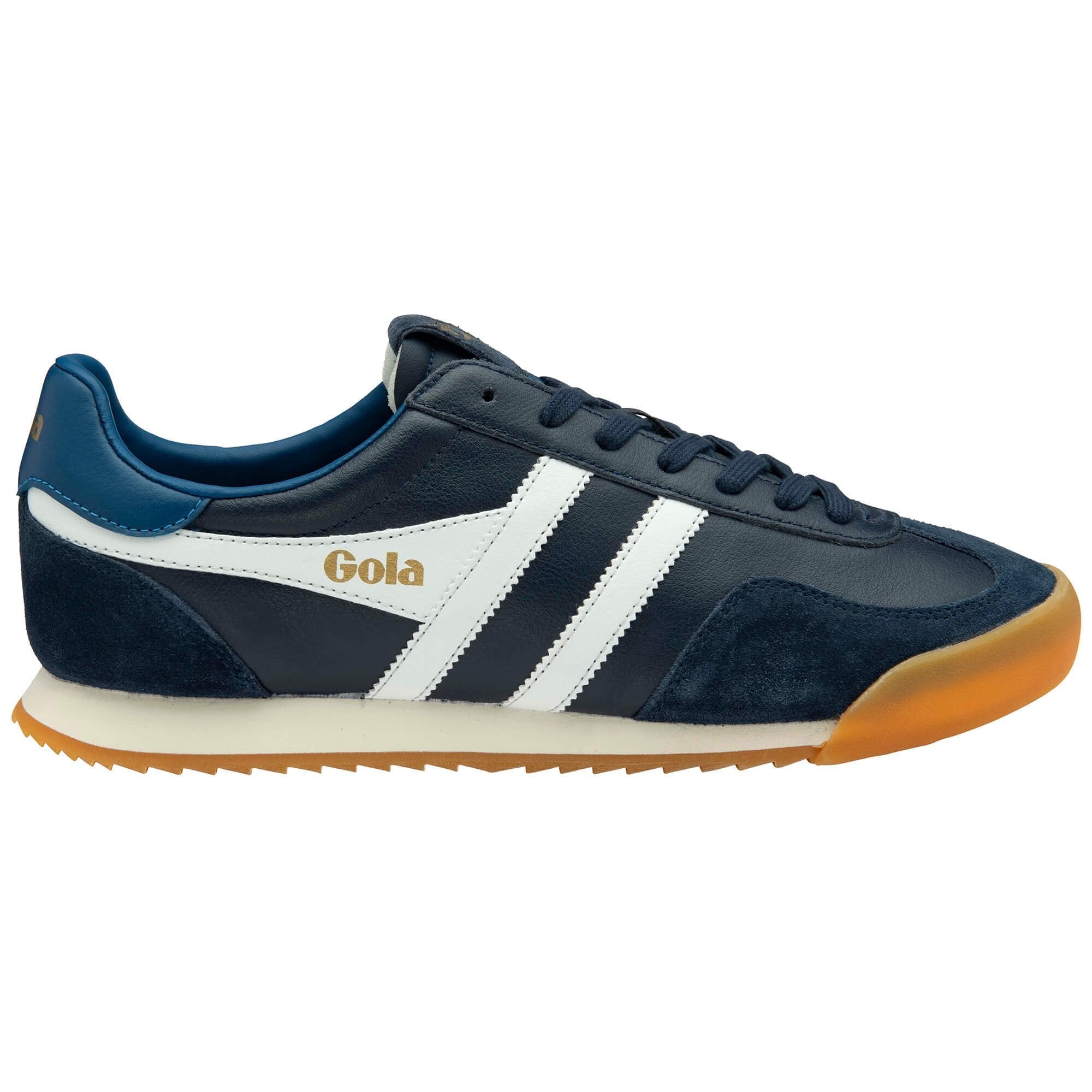 Gola Classics Men's Europa Leather Sneakers - Navy/White/Marine Blue