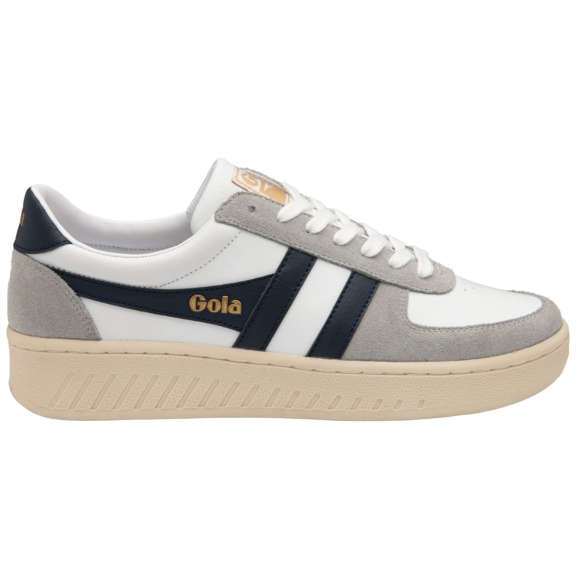 Gola Classics Men's Grandslam Quadrant Sneakers - White/Light Grey/Navy