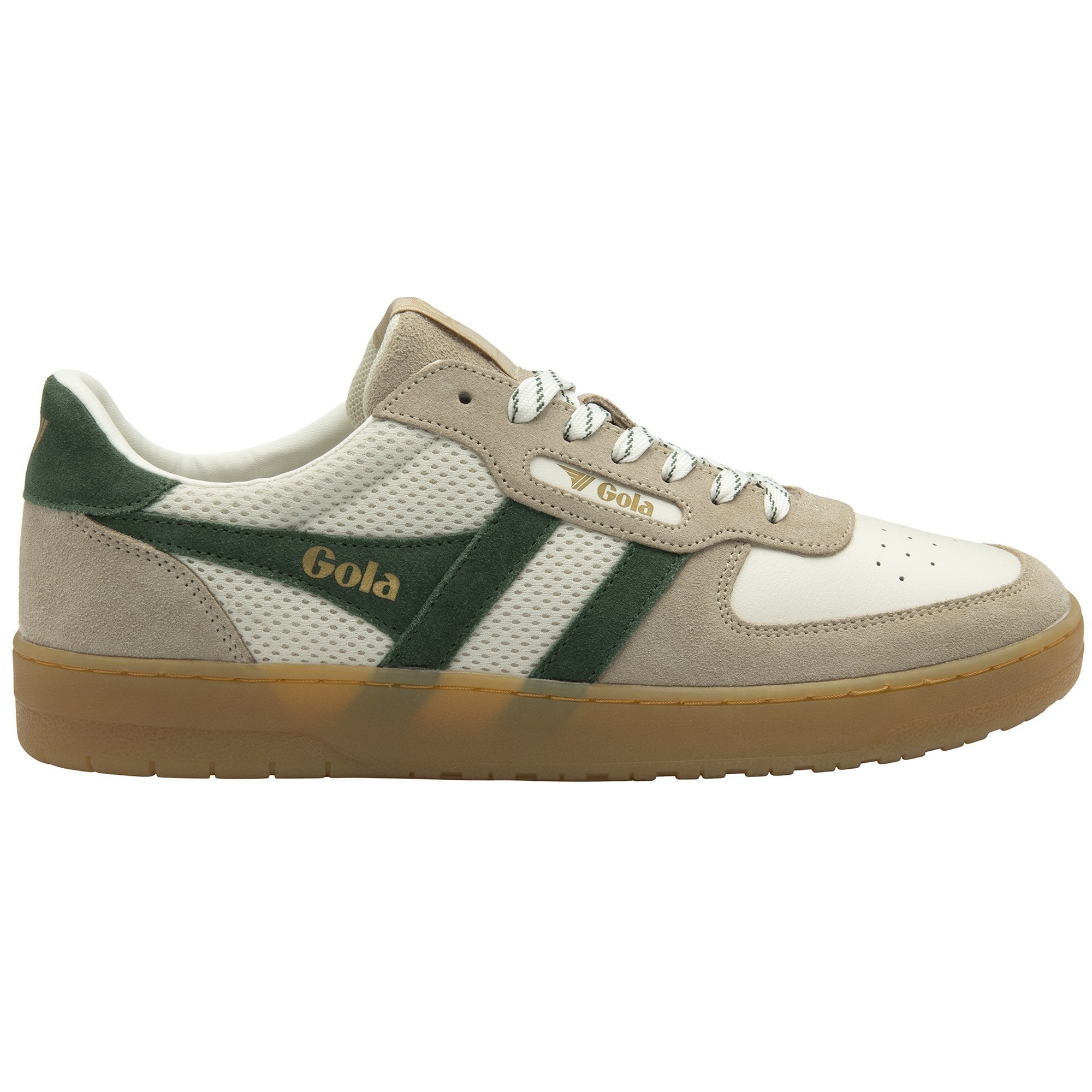 Gola Classics Men's Hawk '83 Sneakers - Off White/Bone/Evergreen/Gum
