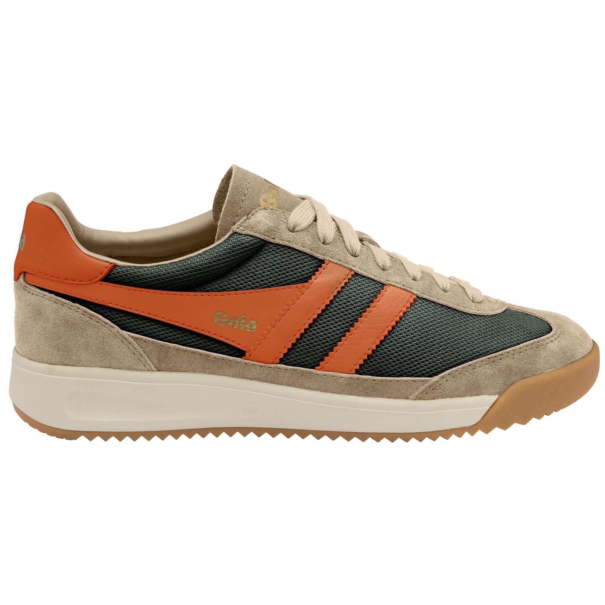 Gola Classics Men's Tornado '88 Mesh Sneakers - Dark Khaki/Bone/Moody Orange