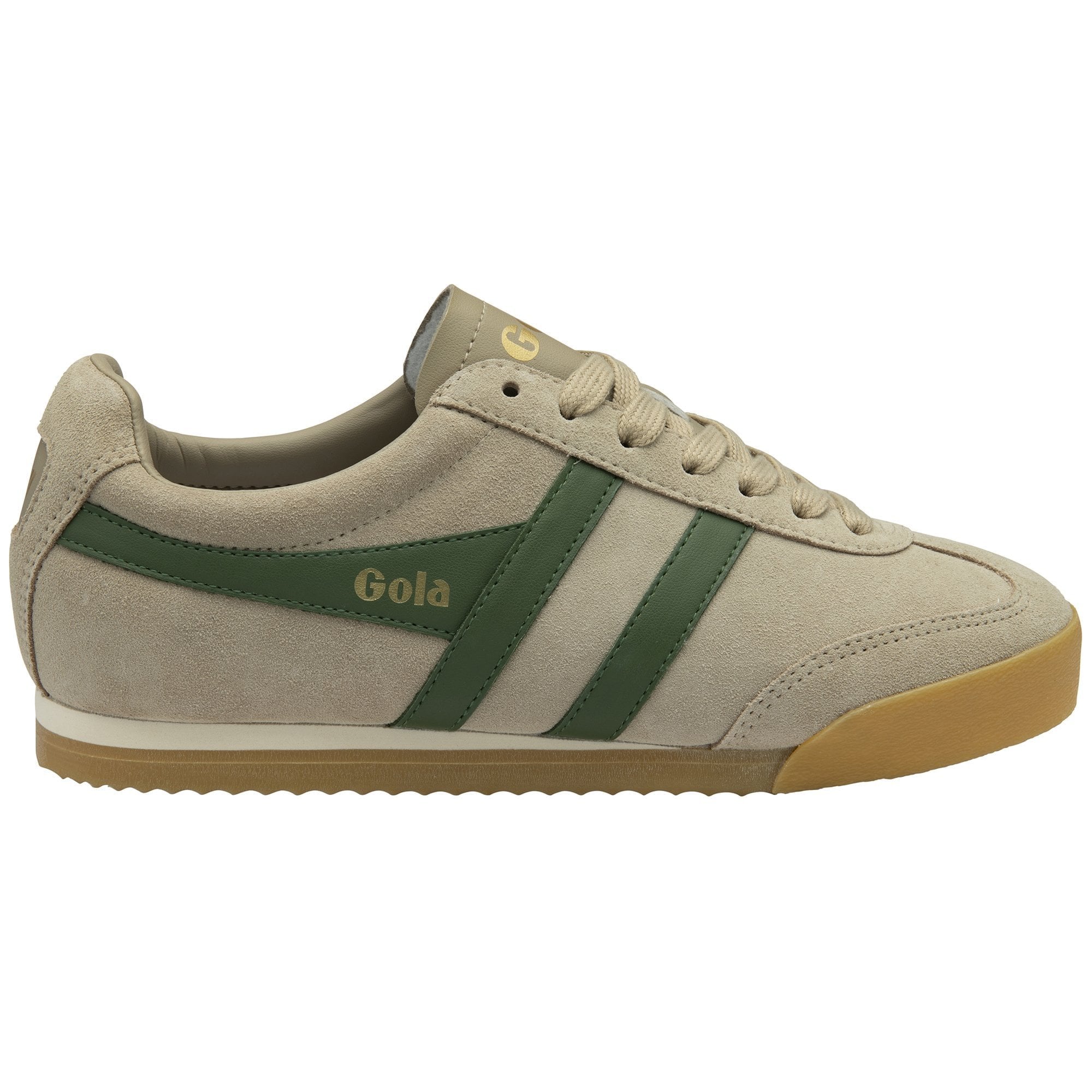 Gola Classics Women's Apollo Sneakers - Bone/Garden Green/Gum