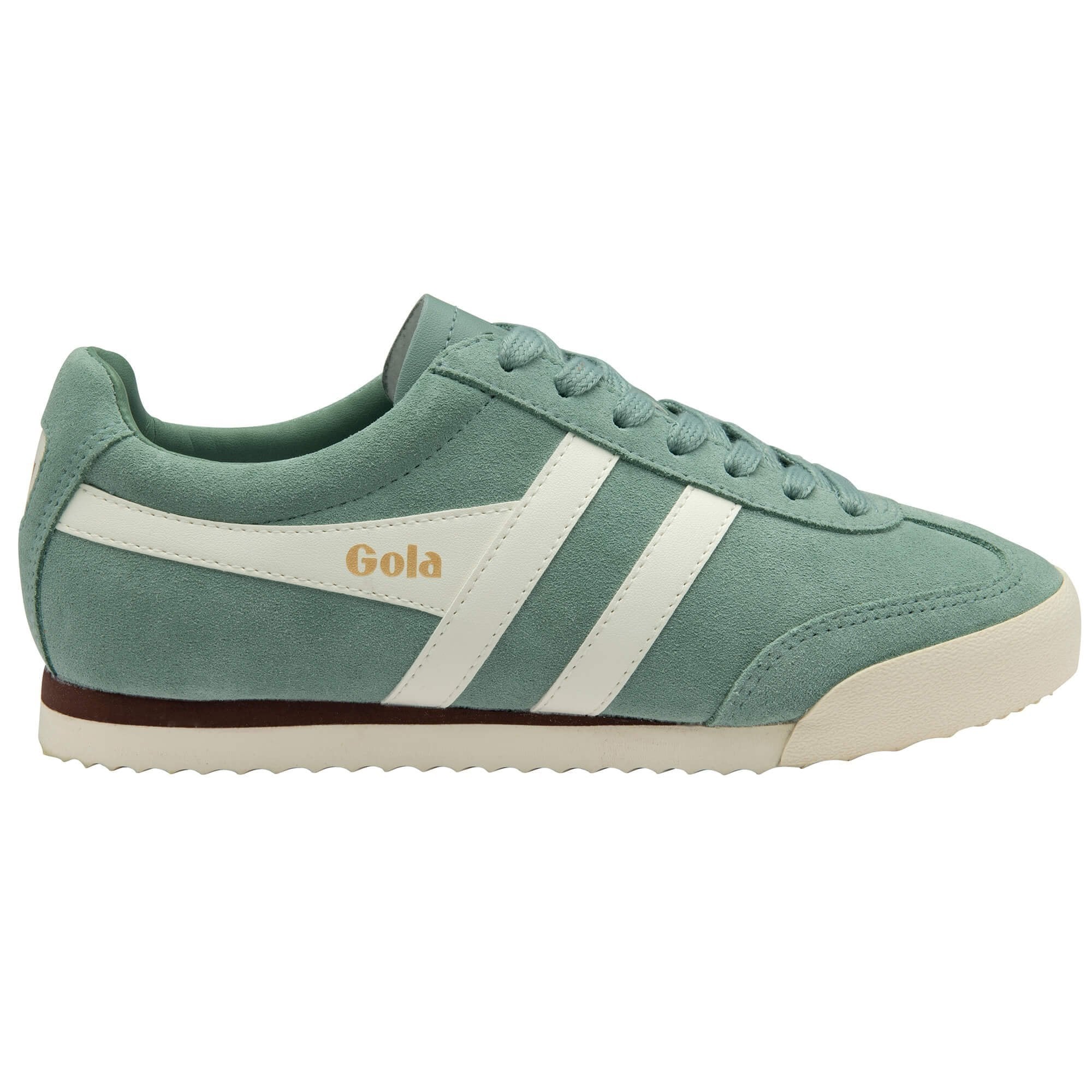 Gola Classics Women's Apollo Sneakers - Green Mist/Off White/Dark Brown