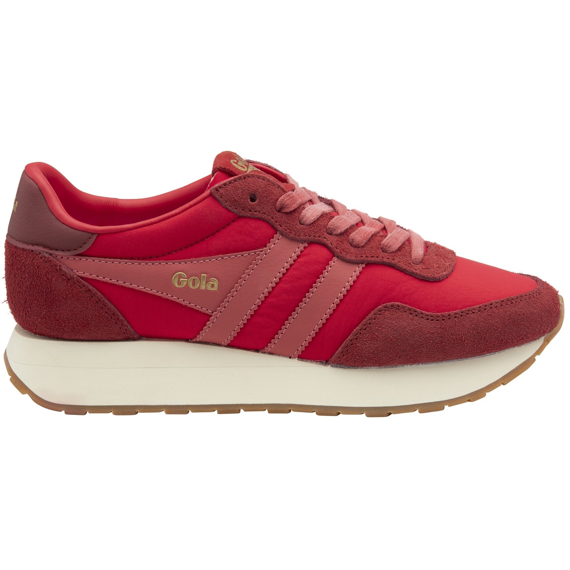 Gola Classics Women's Arizona Sneakers - Red/Deep Red/Coral