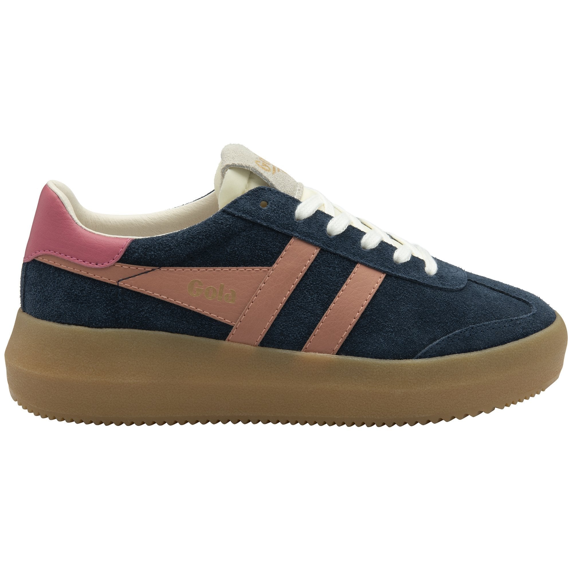 Gola Classics Women's Athena Sneakers - Navy/Terracotta/Bubblegum/Gum