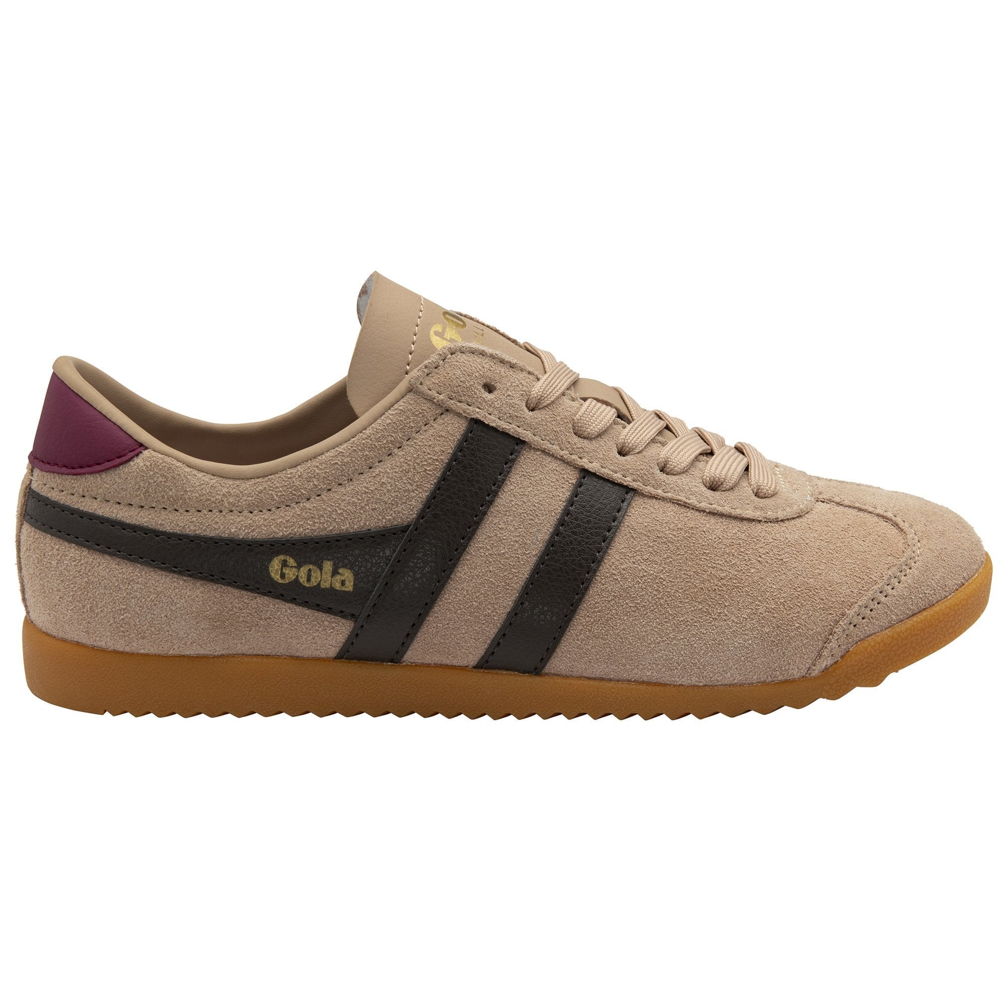 Gola Classics Women's Bullet Suede Sneakers - Cameo/Mocha/Cerise
