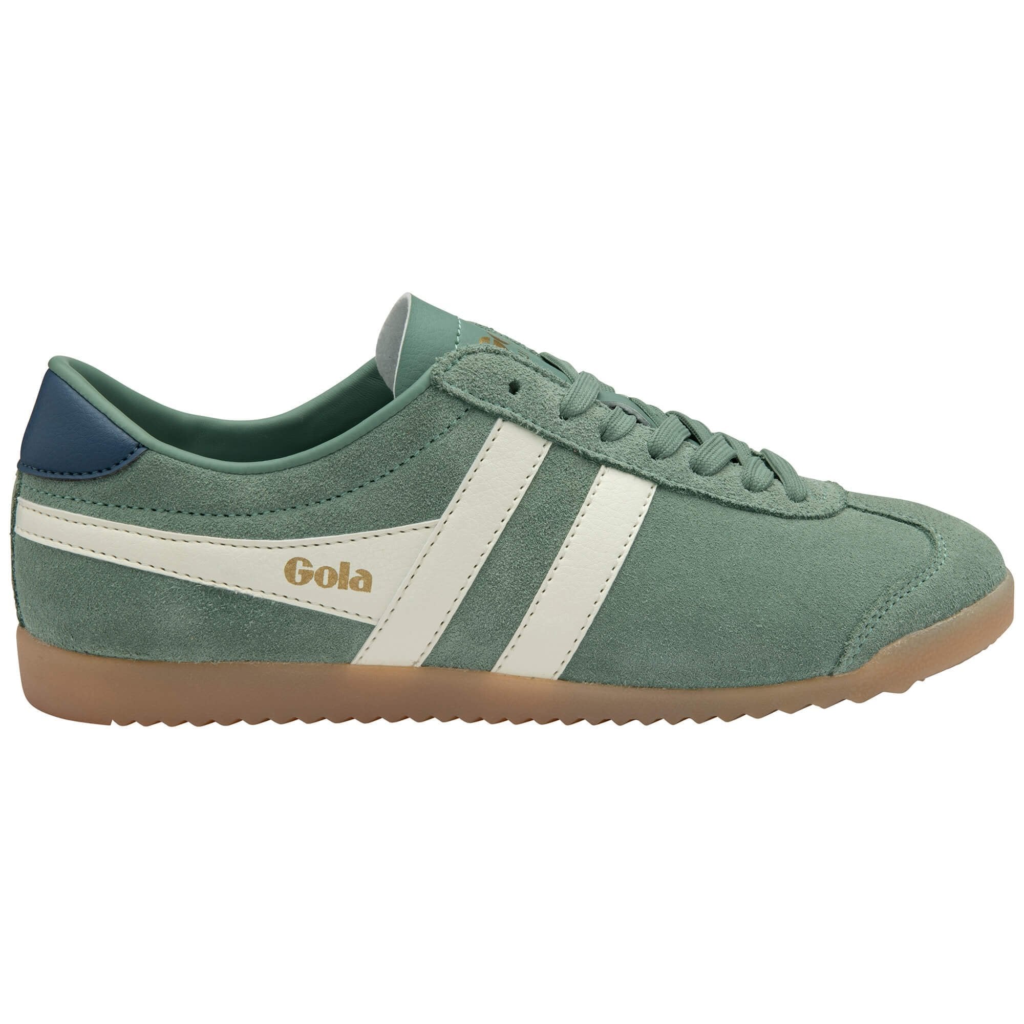 Gola Classics Women's Bullet Suede Sneakers - Green Mist/Off White/Pale Gum