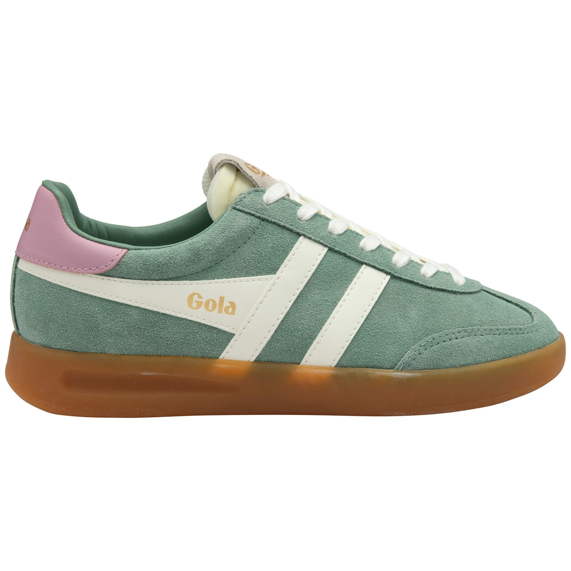 Gola Classics Women's Cyclone Sneakers - Green Mist/Off White/Candy/Gum
