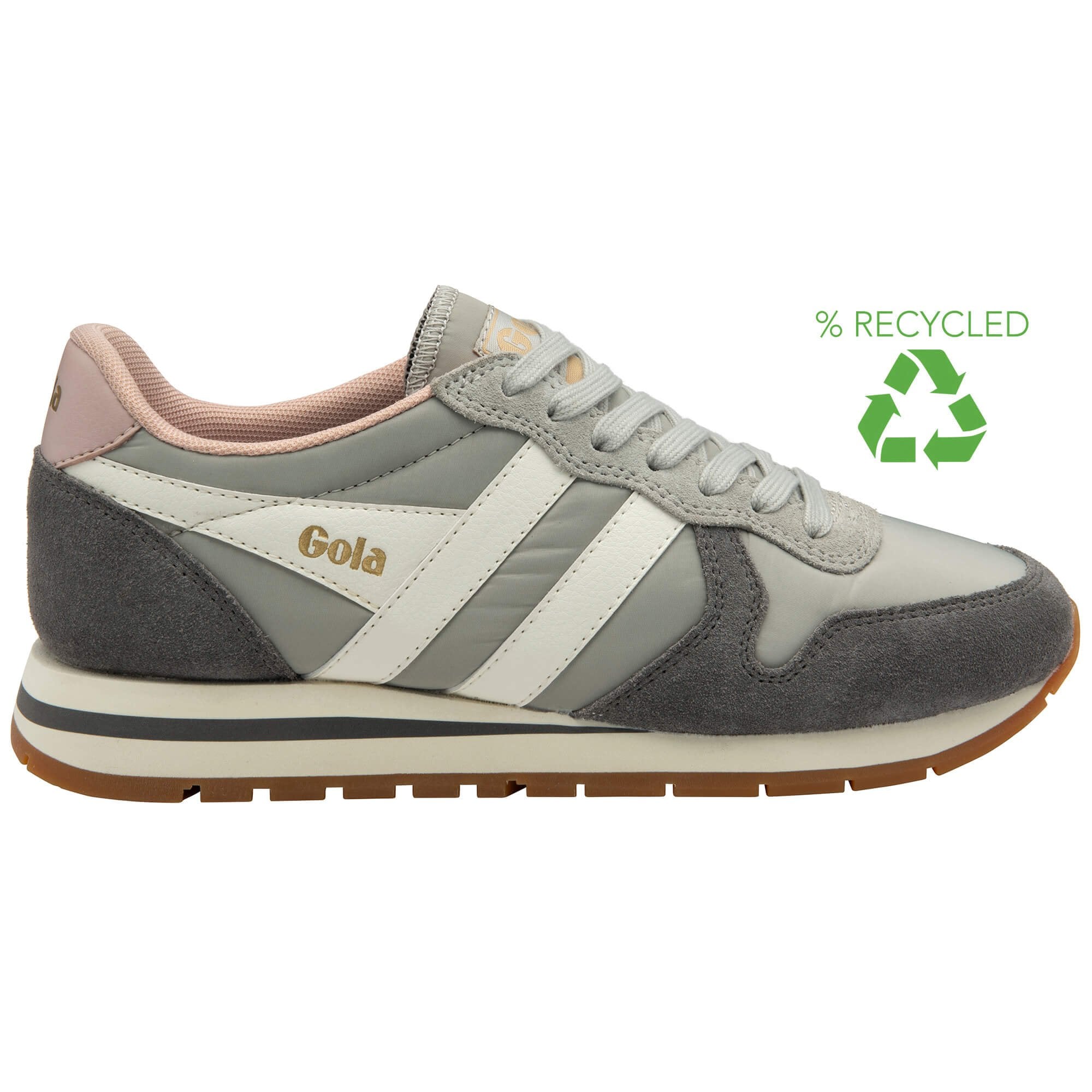 Gola Classics Women's Daytona Chute Sneakers - Light Grey/Ash/Off White