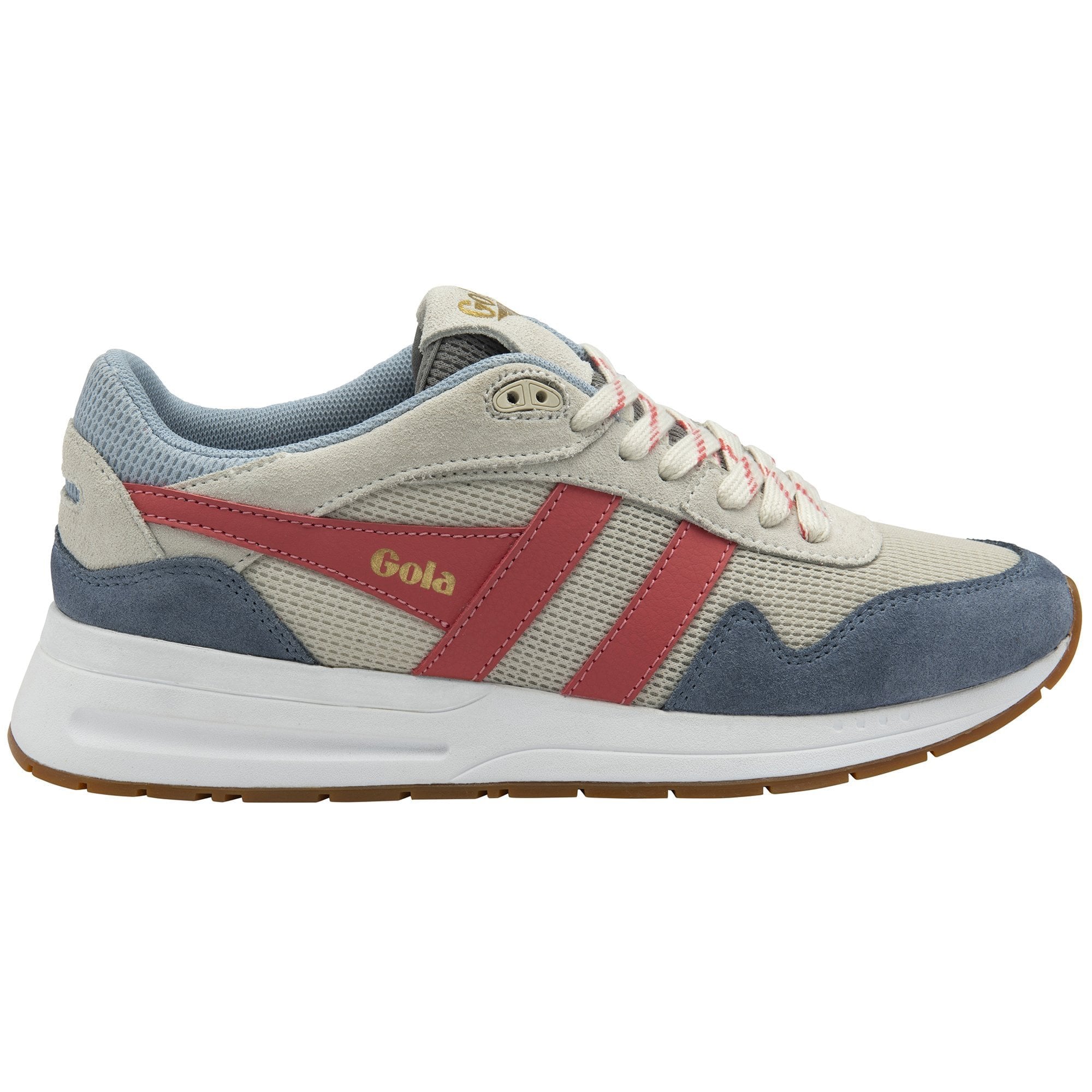 Gola Classics Women's Delta Sneakers - Off White/Moonlight/Coral