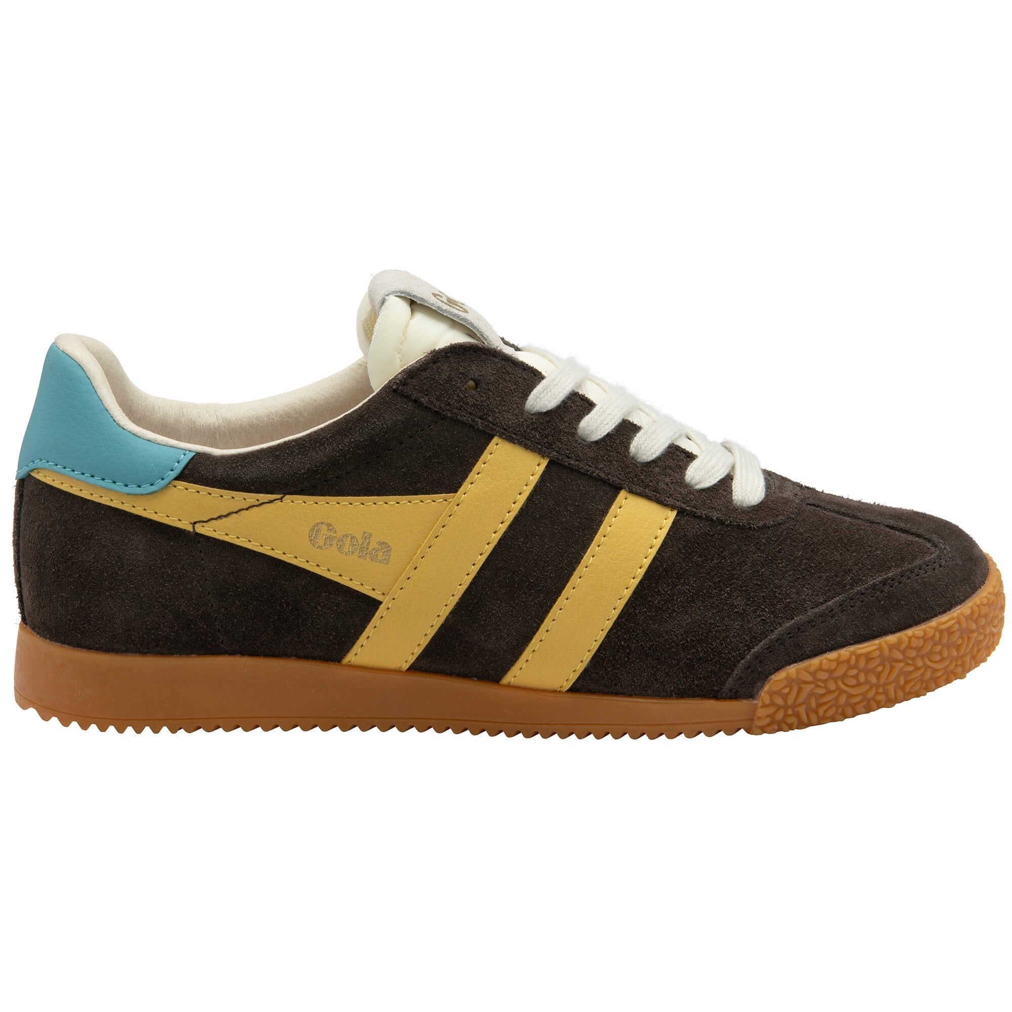 Gola Classics Women's Elan Sneakers - Mocha/Pollen/Ocean