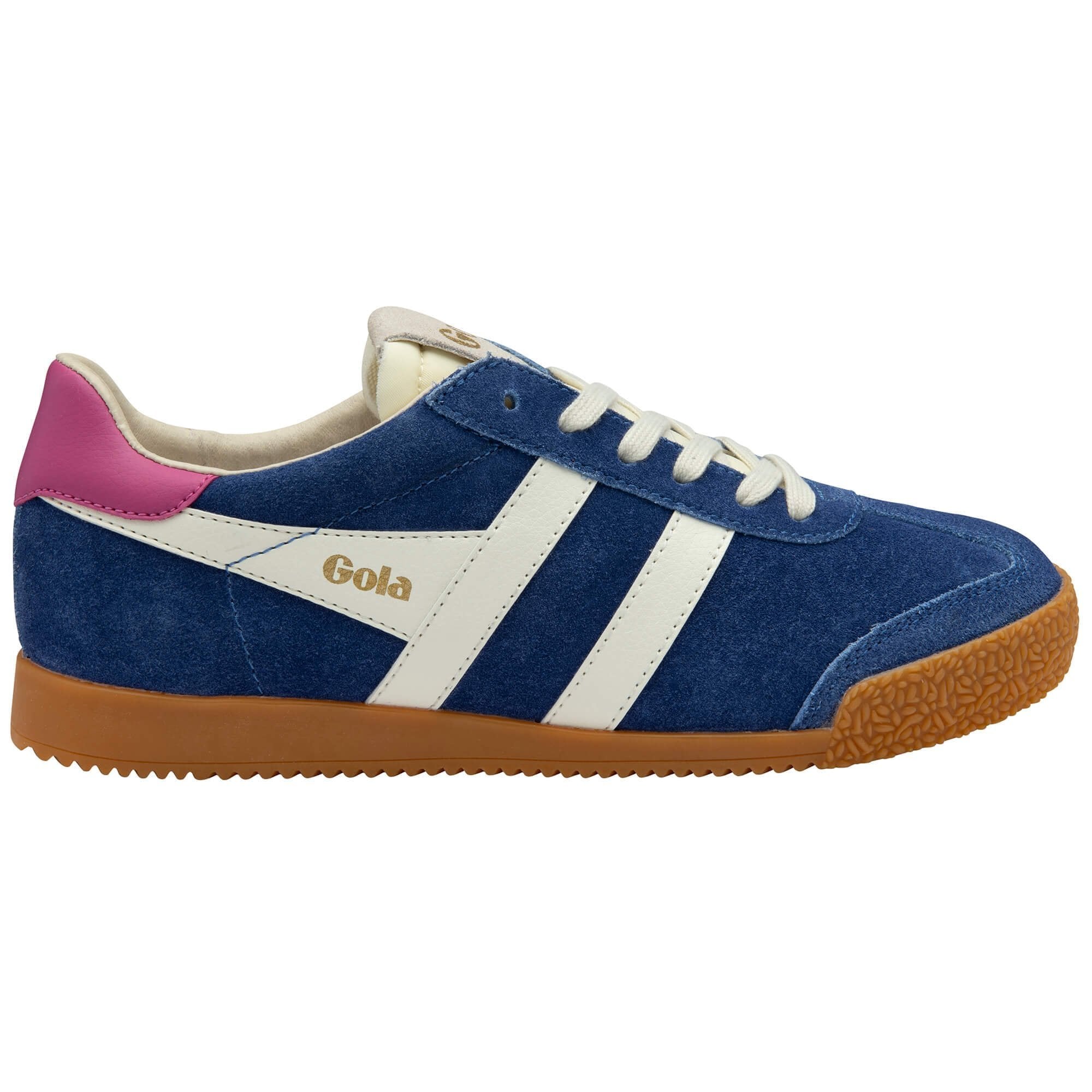 Gola Classics Women's Elan Sneakers - Deep Blue/Off White/Shocking Pink