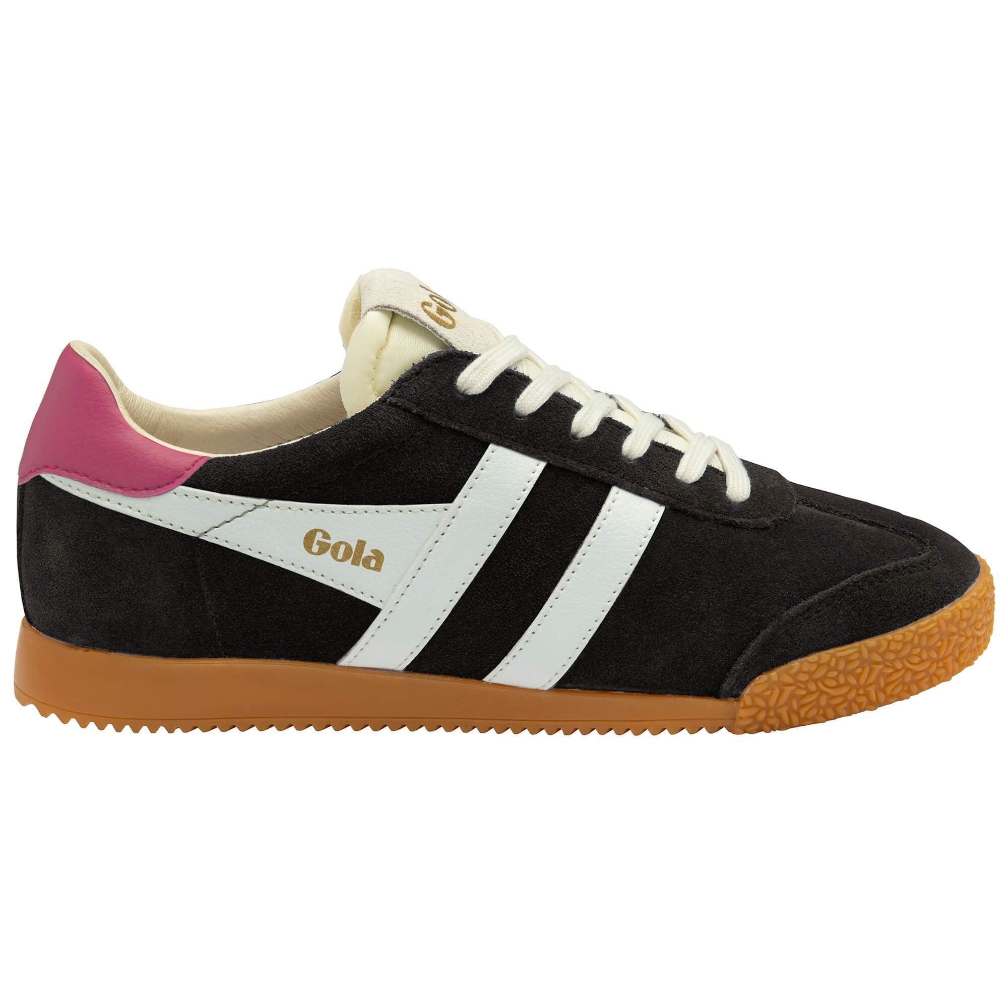 Gola Classics Women's Elan Sneakers - Black/Off White/Fuchsia
