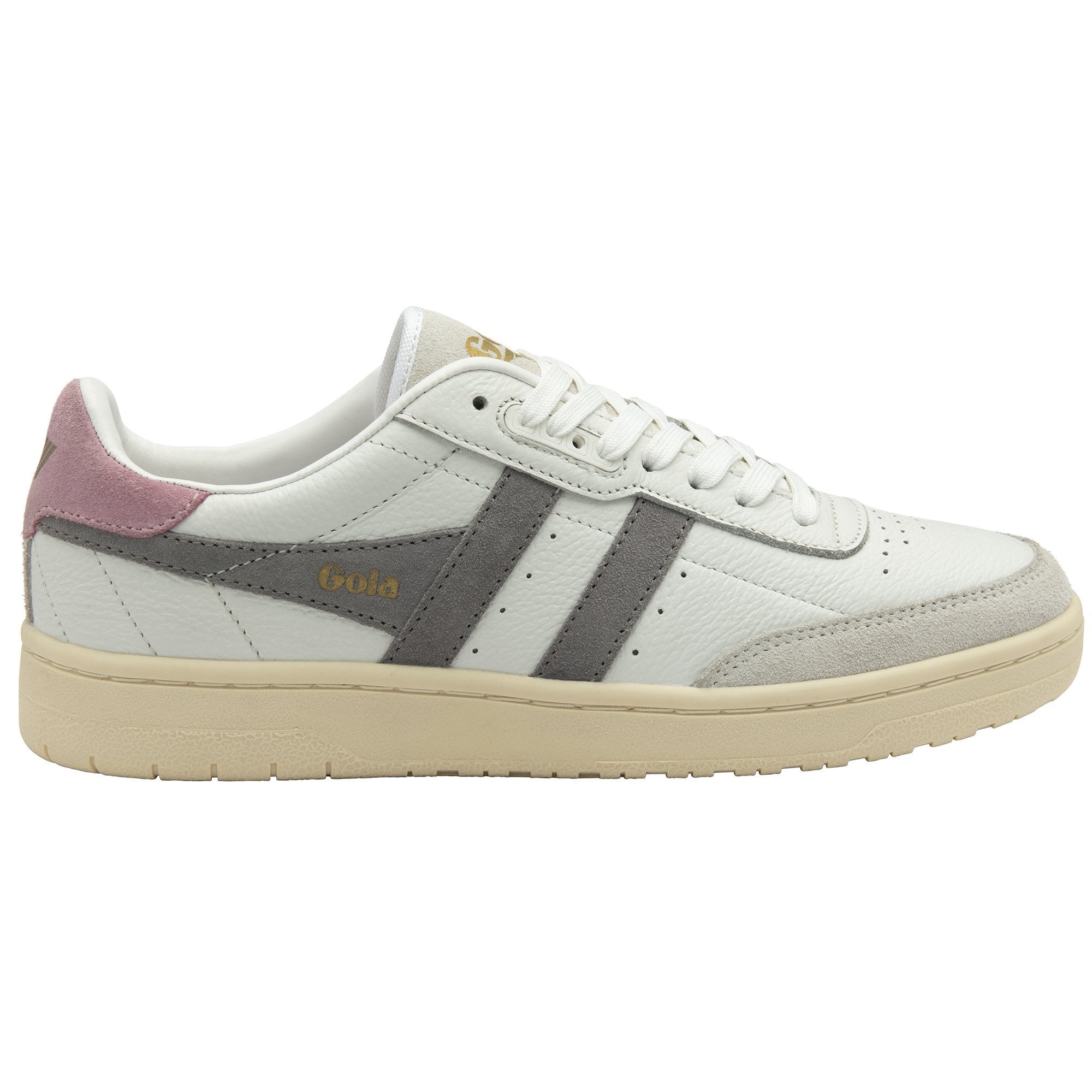 Gola Classics Women's Falcon Sneakers - White/Cement/Candy
