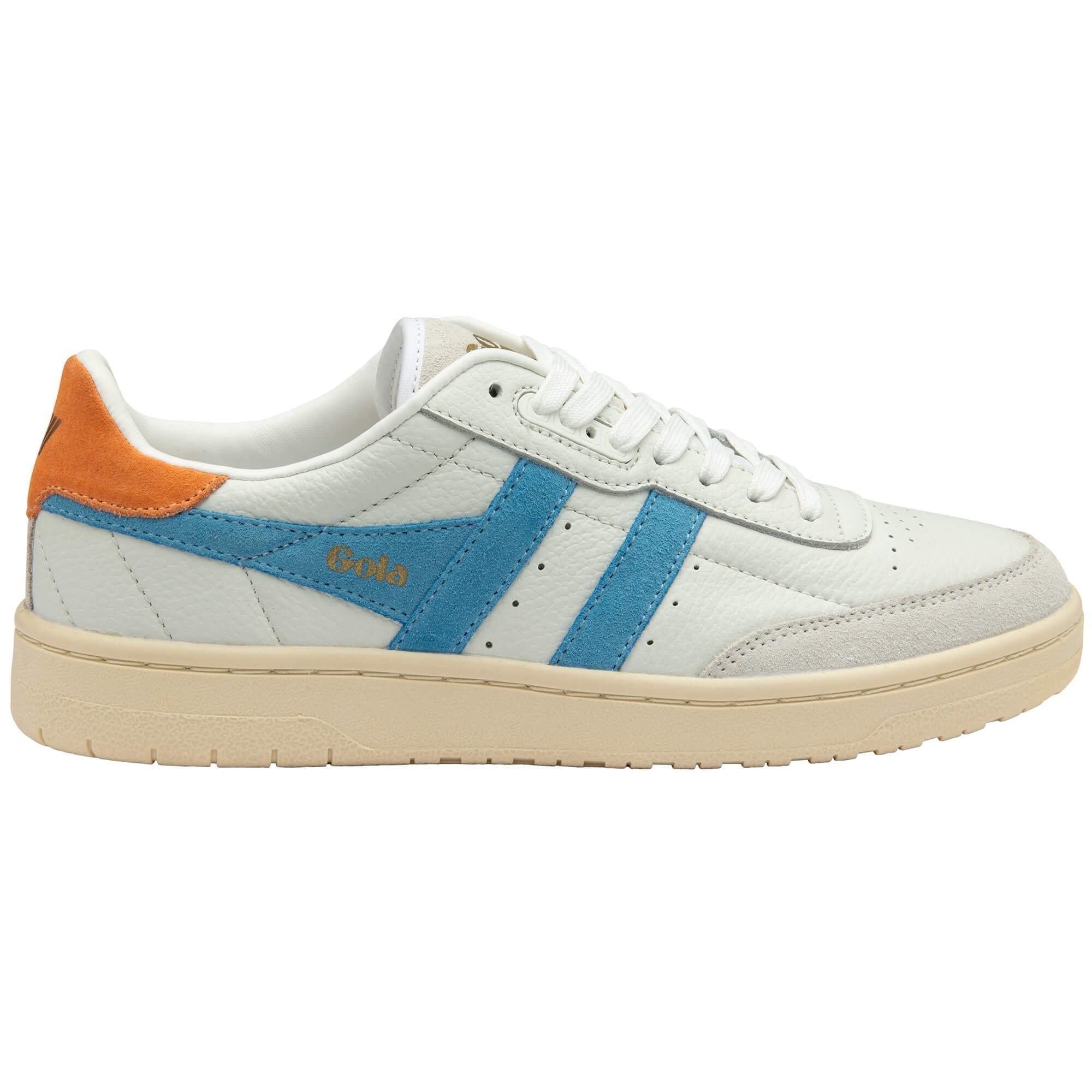 Gola Classics Women's Falcon Sneakers - White/Lake/Apricot