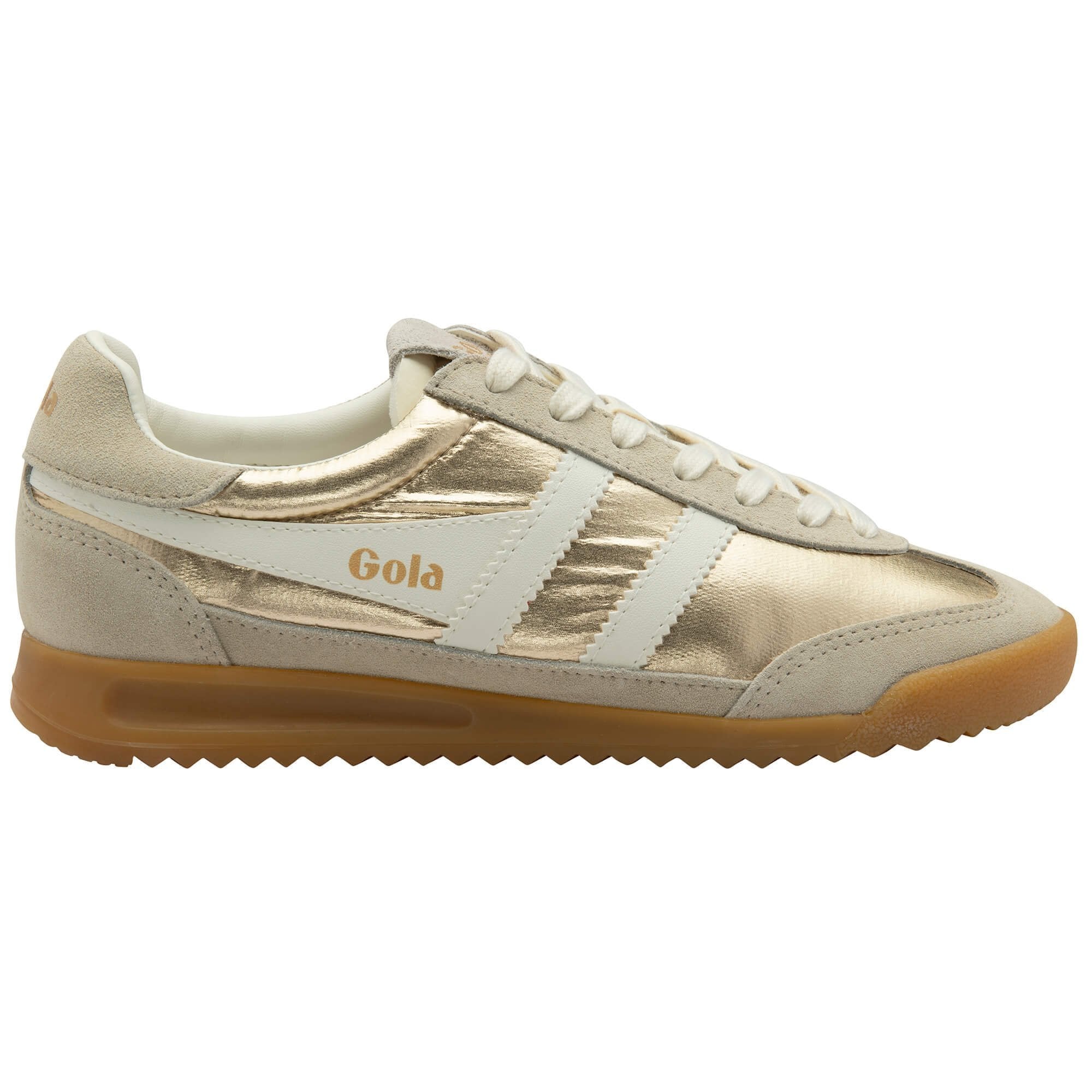 Gola Classics Women's Firefly Metallic Sneakers - Gold/Off White