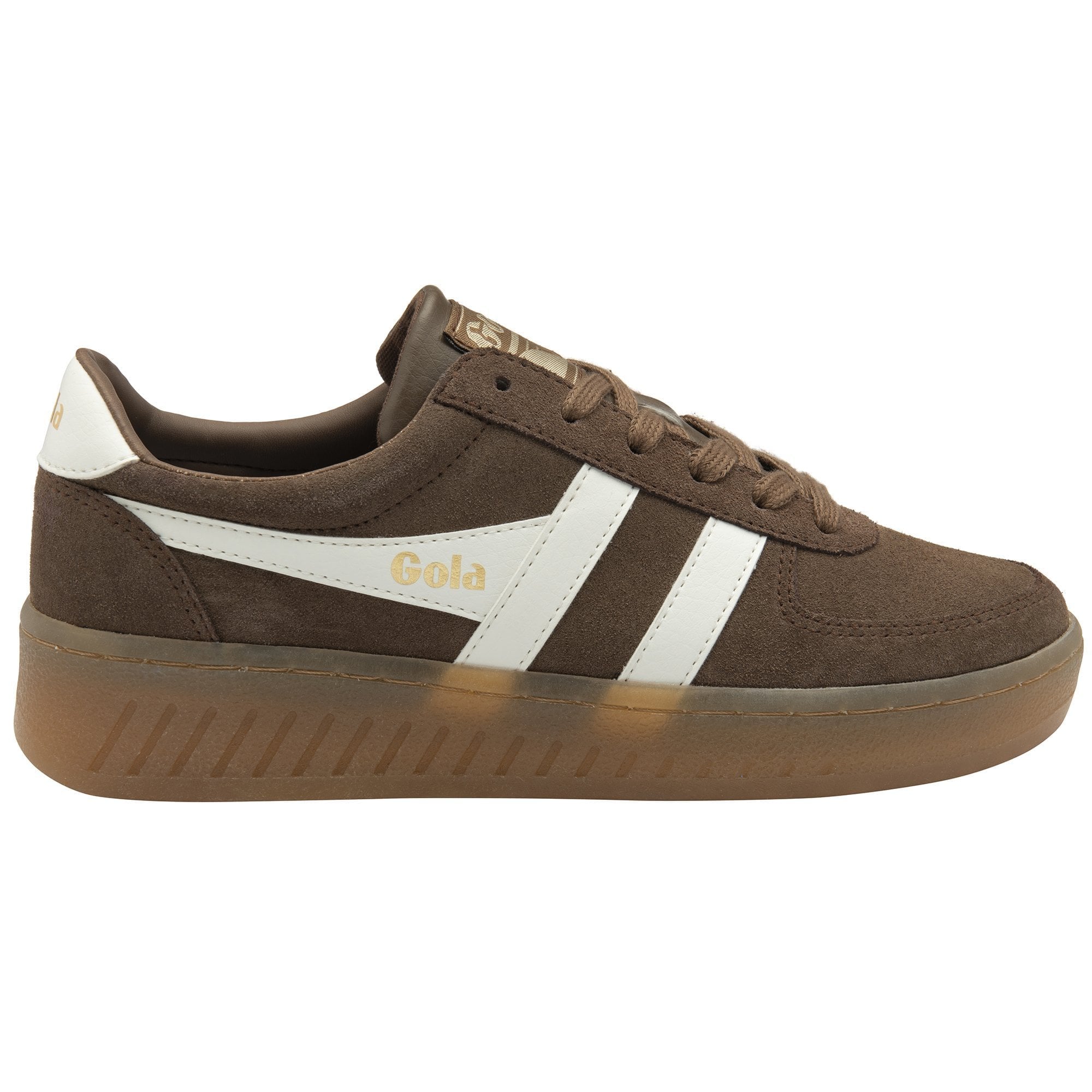 Gola Classics Women's Grandslam Suede Sneakers - Otter/Off White/Gum