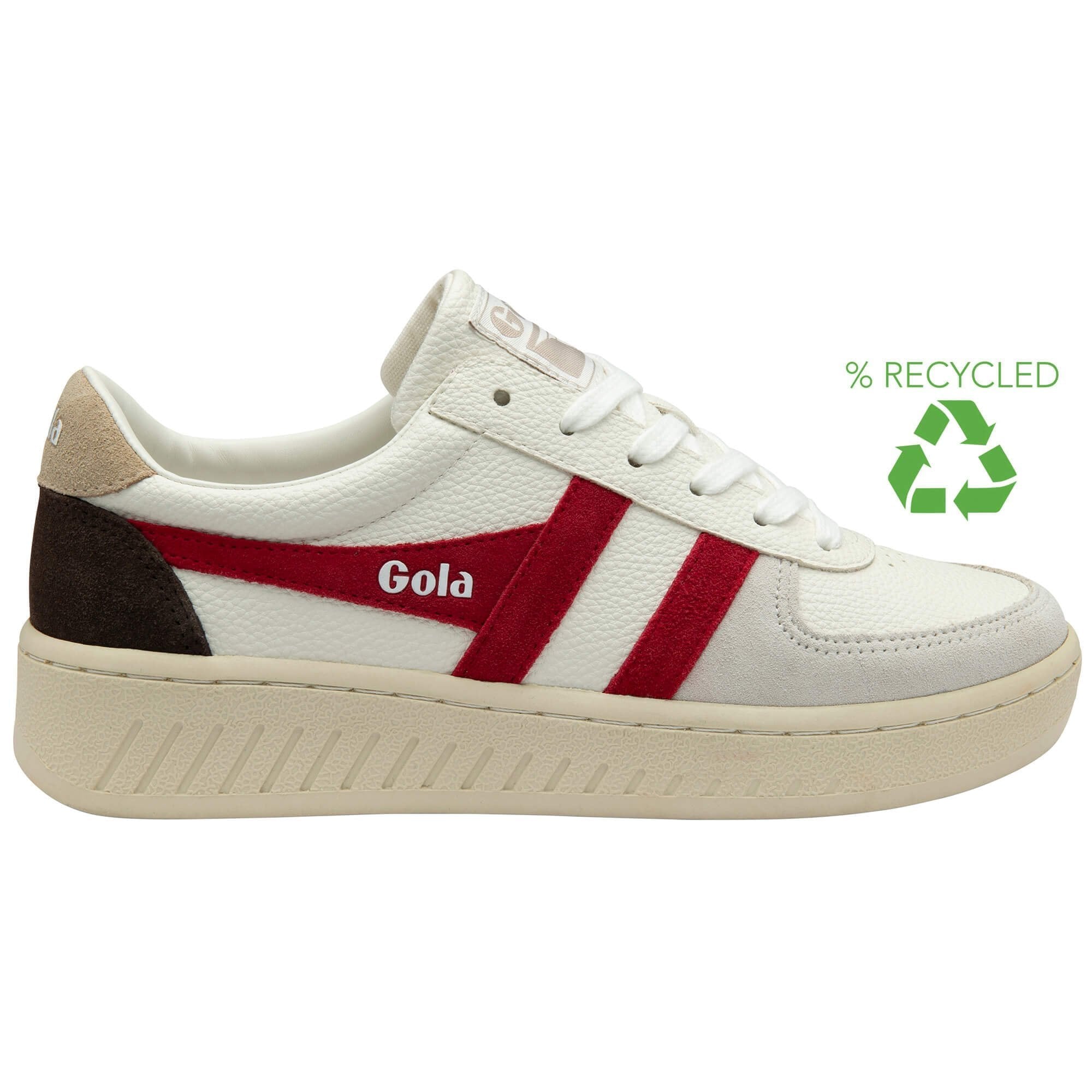 Gola Classics Women's Grandslam Trident Sneakers - White/Lollipop/Bone