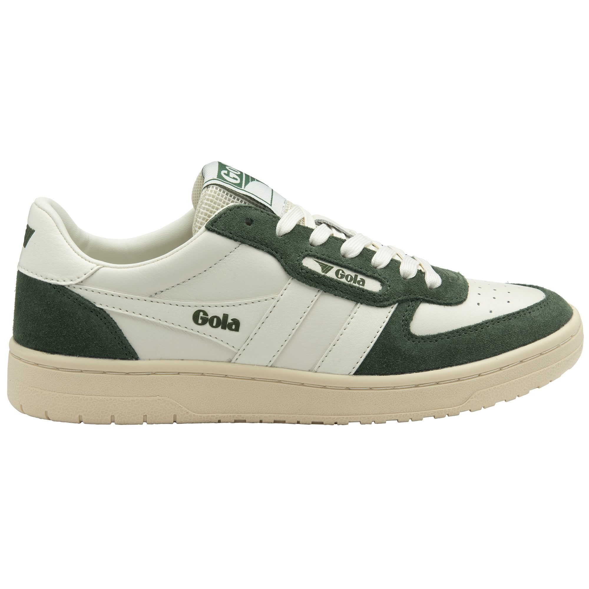 Gola Classics Women's Hawk '89 Sneakers - Off White/Evergreen/Off White