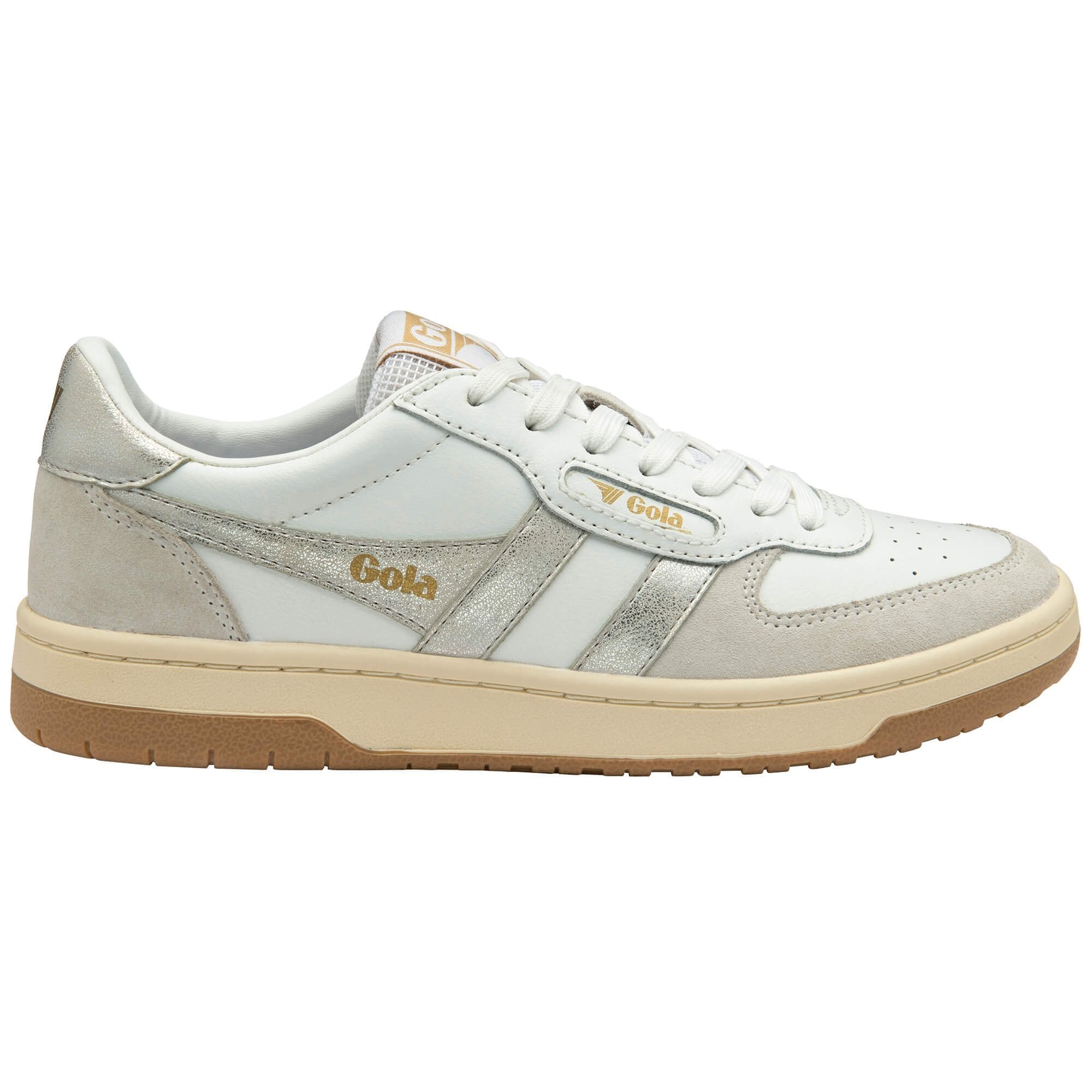Gola Classics Women's Hawk Sneakers - White/Silver