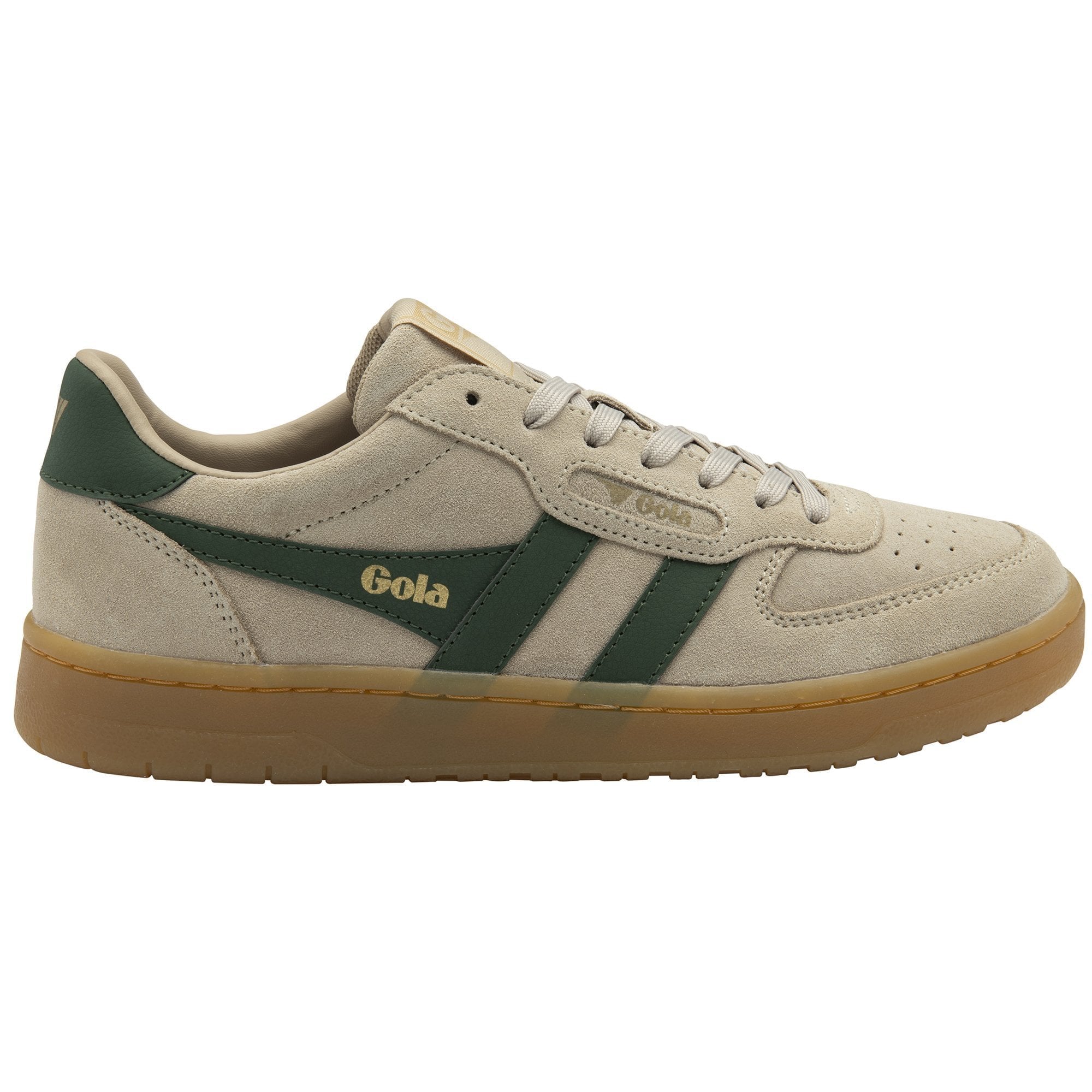 Gola Classics Women's Hawk Suede '86 Sneakers - Bone/Evergreen/Gum
