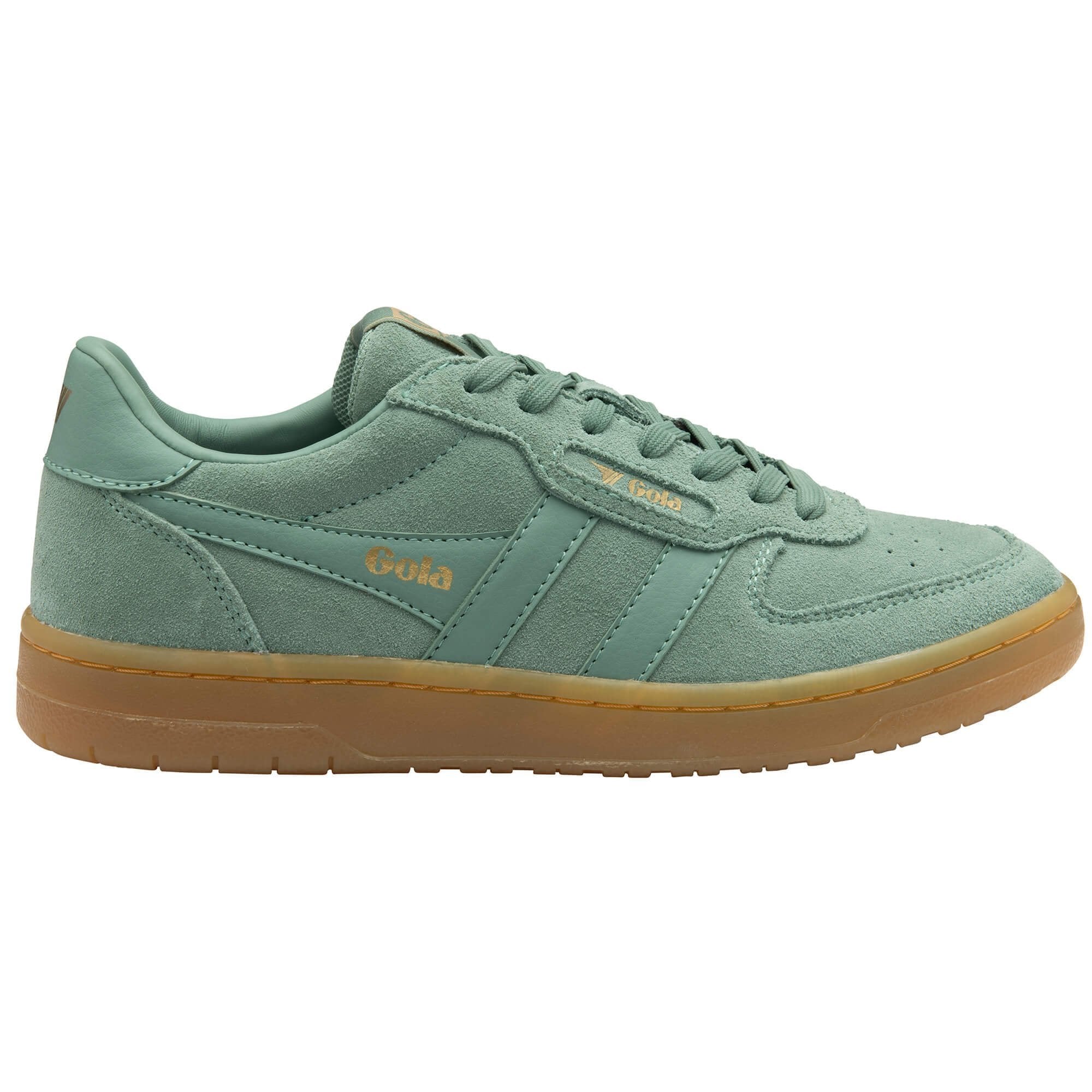 Gola Classics Women's Hawk Suede '86 Sneakers - Green Mist/Gum