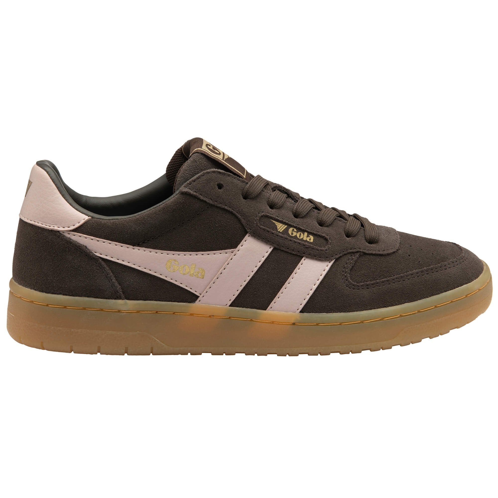 Gola Classics Women's Hawk Suede '86 Sneakers - Mocha/Chalk Pink/Gum