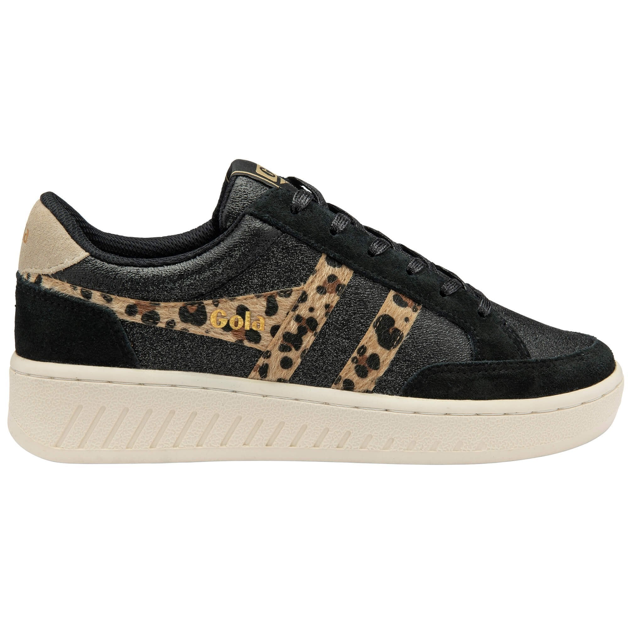 Gola Classics Women's Superslam Blaze II Sneakers - Black/Leopard/Bone