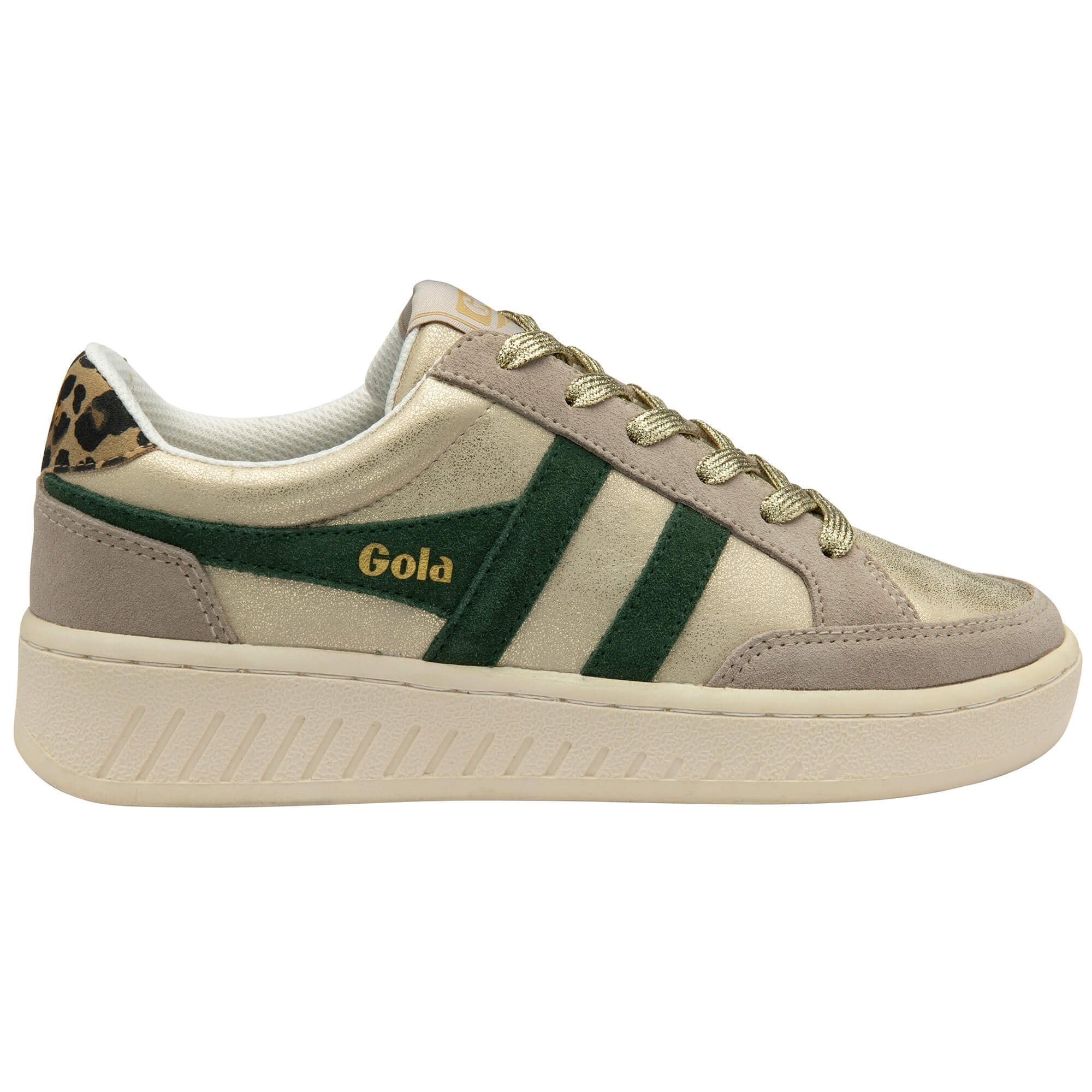 Gola Classics Women's Superslam Blaze II Sneakers - Gold/Evergreen/Leopard