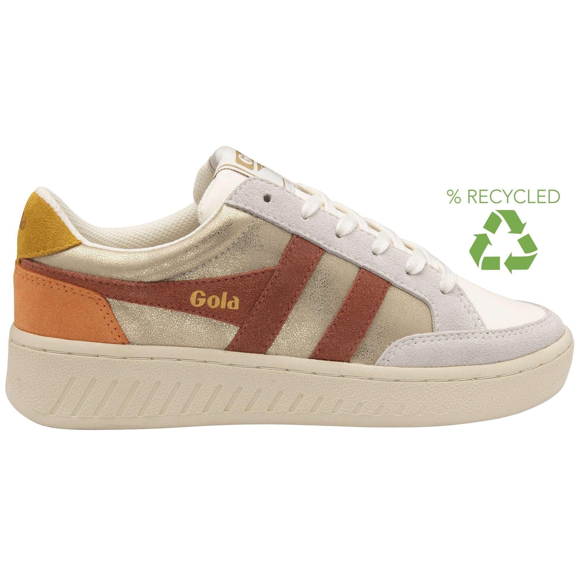 Gola Classics Women's Superslam Blaze Sneakers - Gold/Orange Spice/Sun