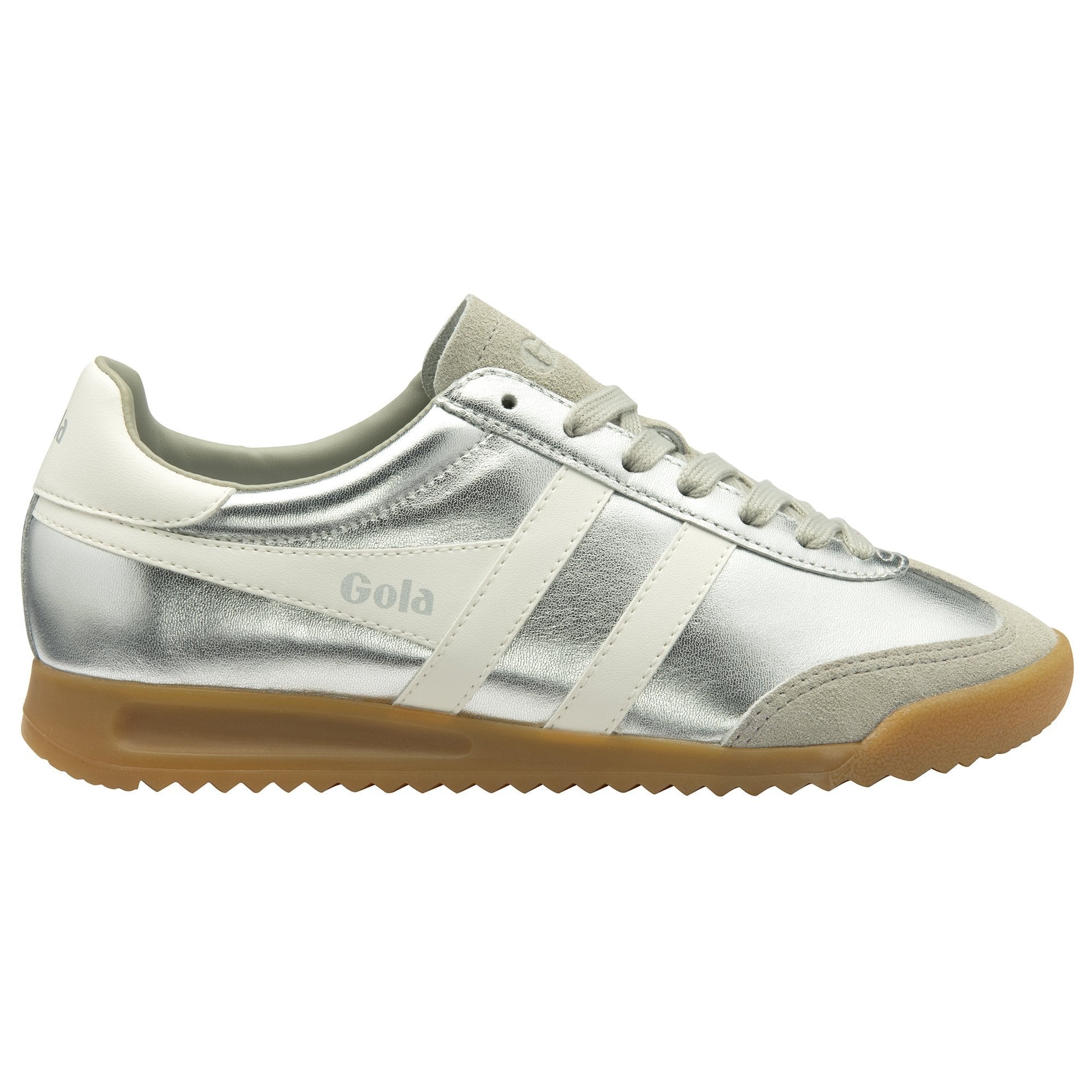 Gola Classics Women's Torpedo Glimmer Sneakers - Silver/Off White