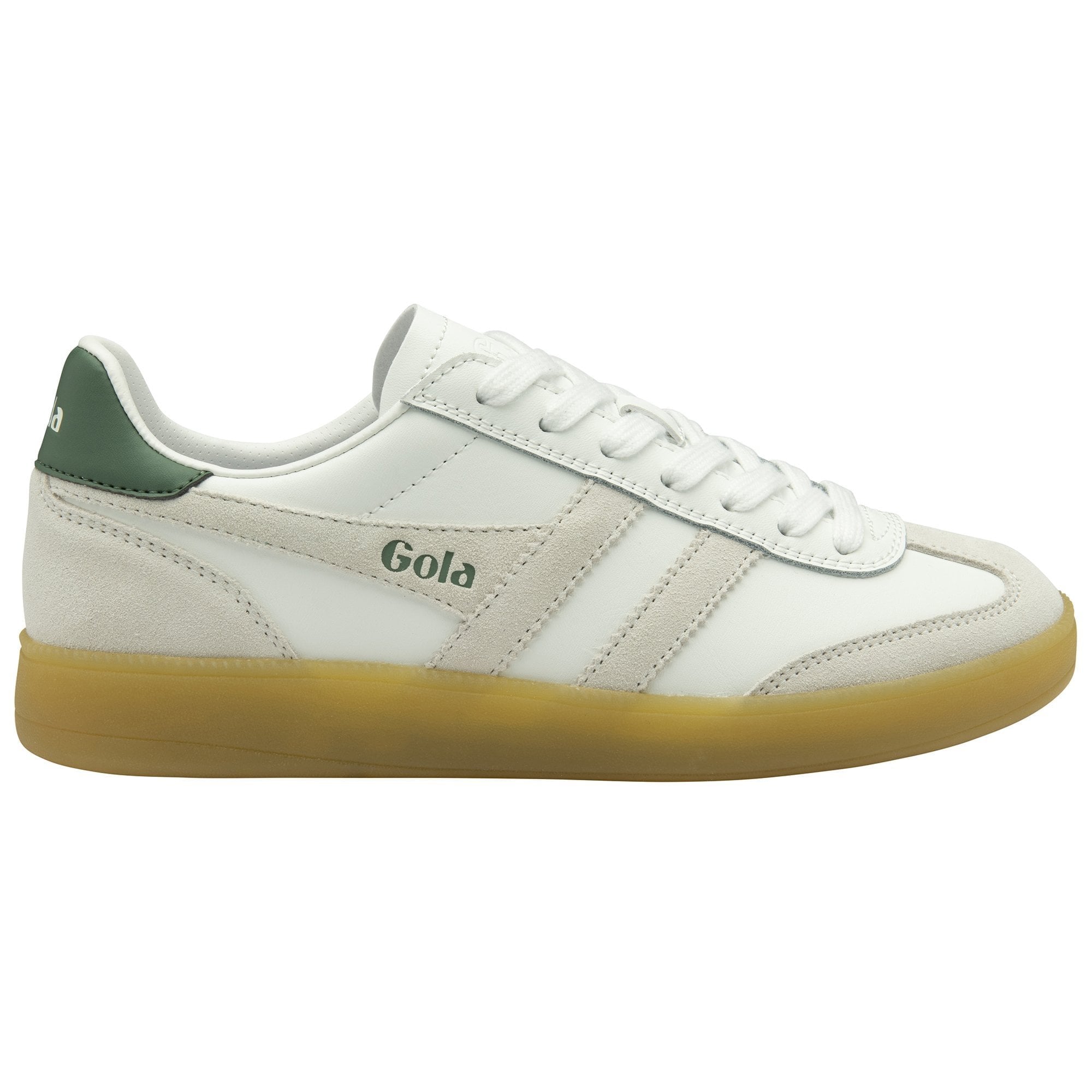 Gola Classics Women's Viper Leather sneakers - White/White/Evergreen/Gum