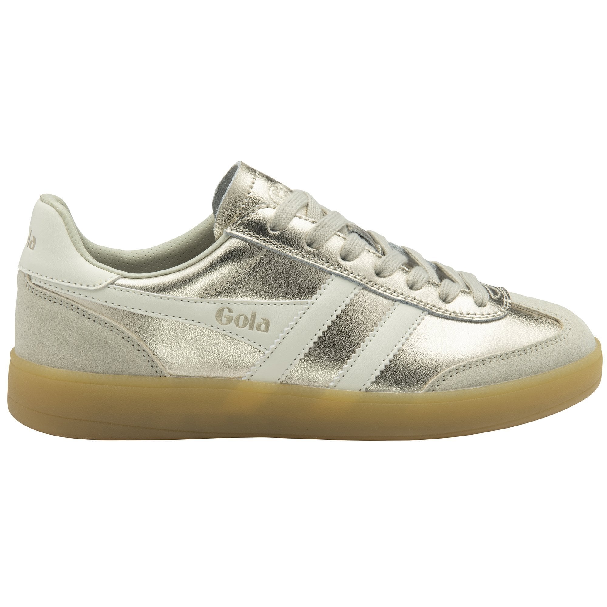 Gola Classics Women's Viper Metallic Sneakers - Gold/Off White/Gum