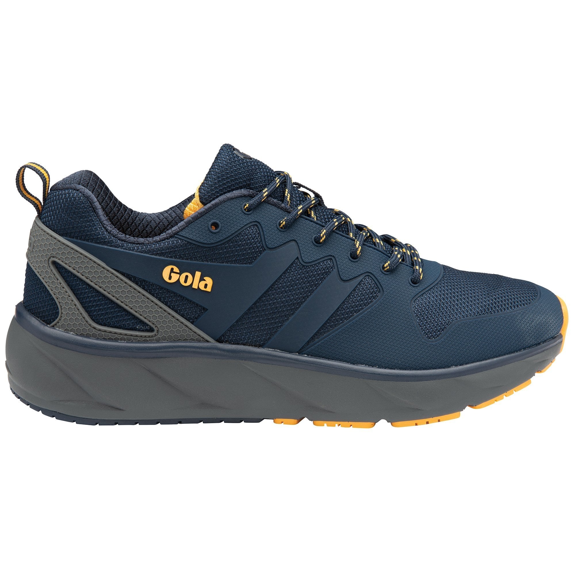 Gola Performance Men's Thunder Sneakers - Navy/Charcoal/Deep Sun
