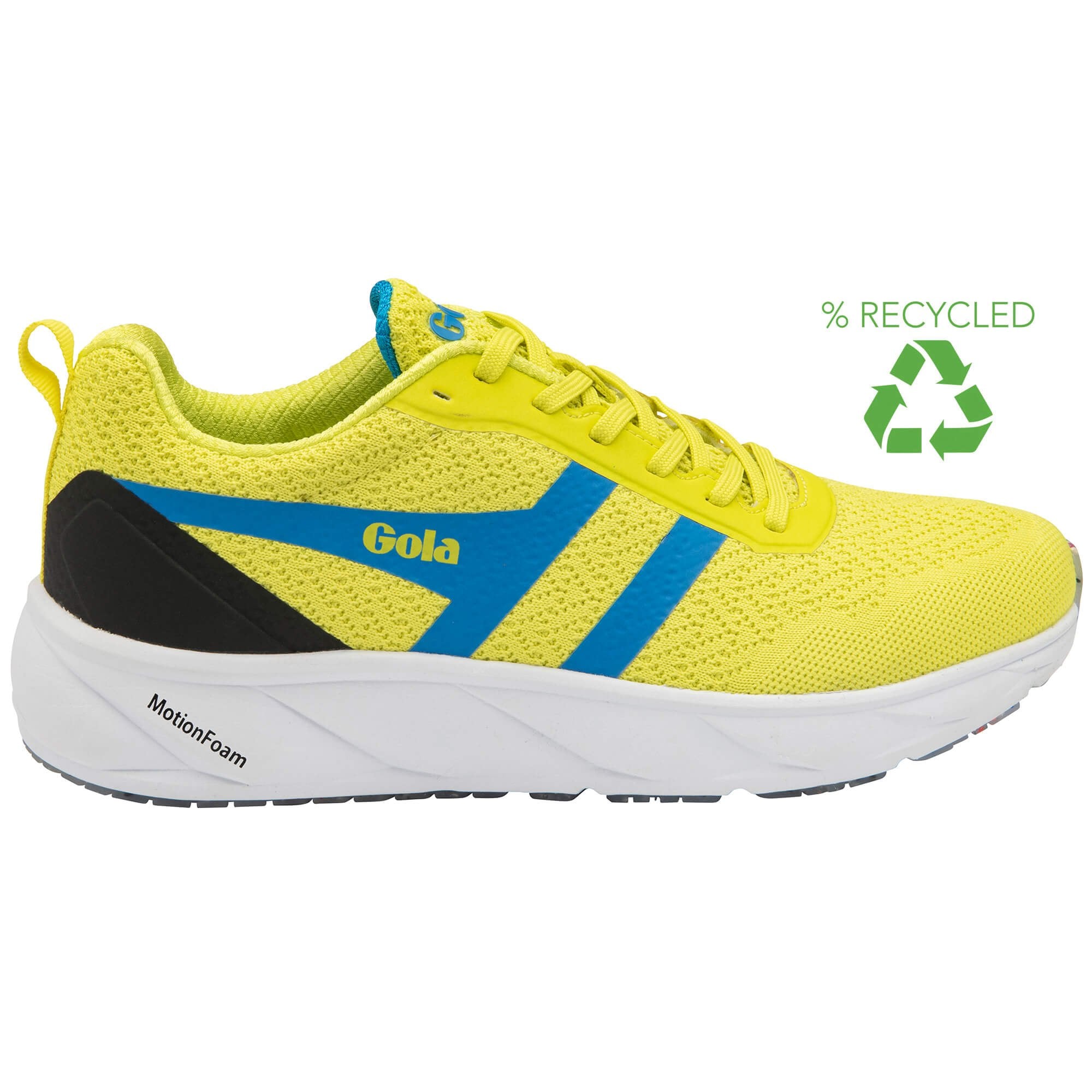 Gola Performance Men's Typhoon RMD Sneakers - Volt/Azure Blue/Black
