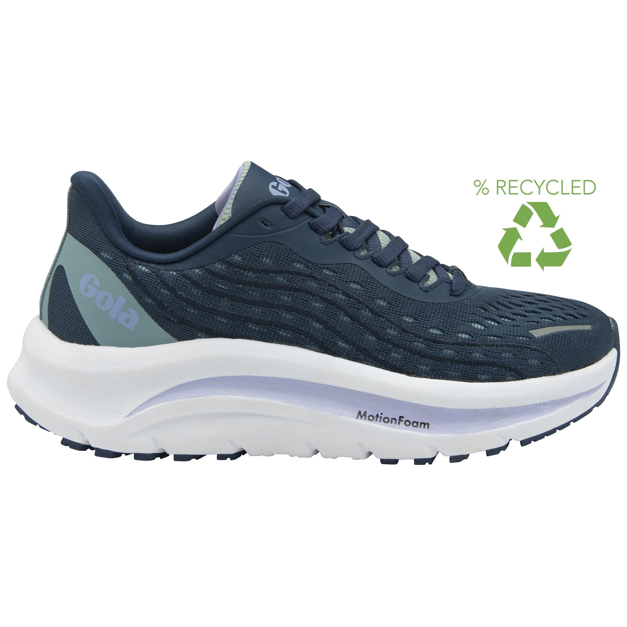 Gola Performance Women's Alzir Speed Sneakers - Navy/Indian Teal/Lilac